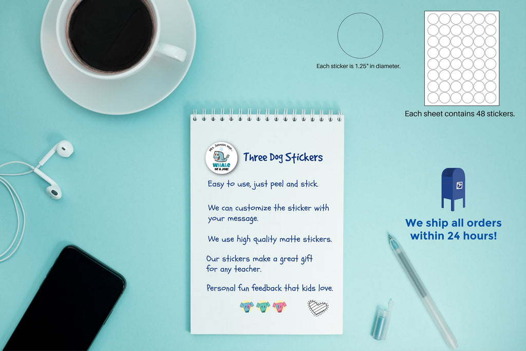 Personalized Teacher Stickers, Teacher Stickers, Reward Stickers, Teacher Name Stickers, Teacher Gift, Good Work Stickers, 192 Stickers