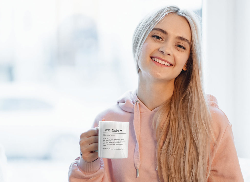 Boss Lady Mug, Boss Mug For Women, Boss Day Gift For Women, Gifts For Boss Female, Custom Boss Gift, Boss Lady Definition Mug