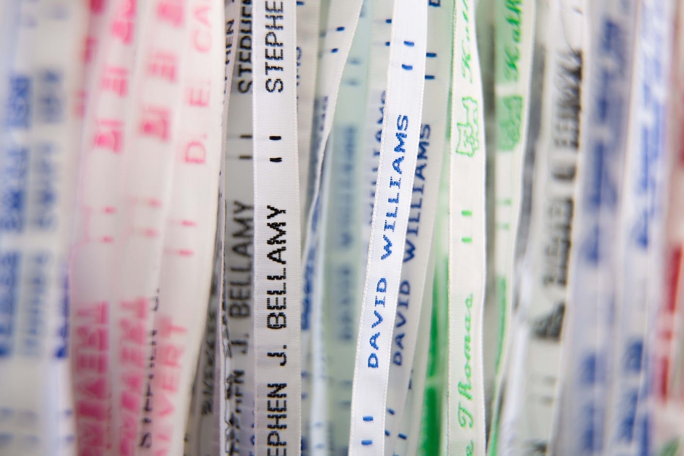 Woven Sew-on Name Tapes / School Labels / Name Tags for clothing