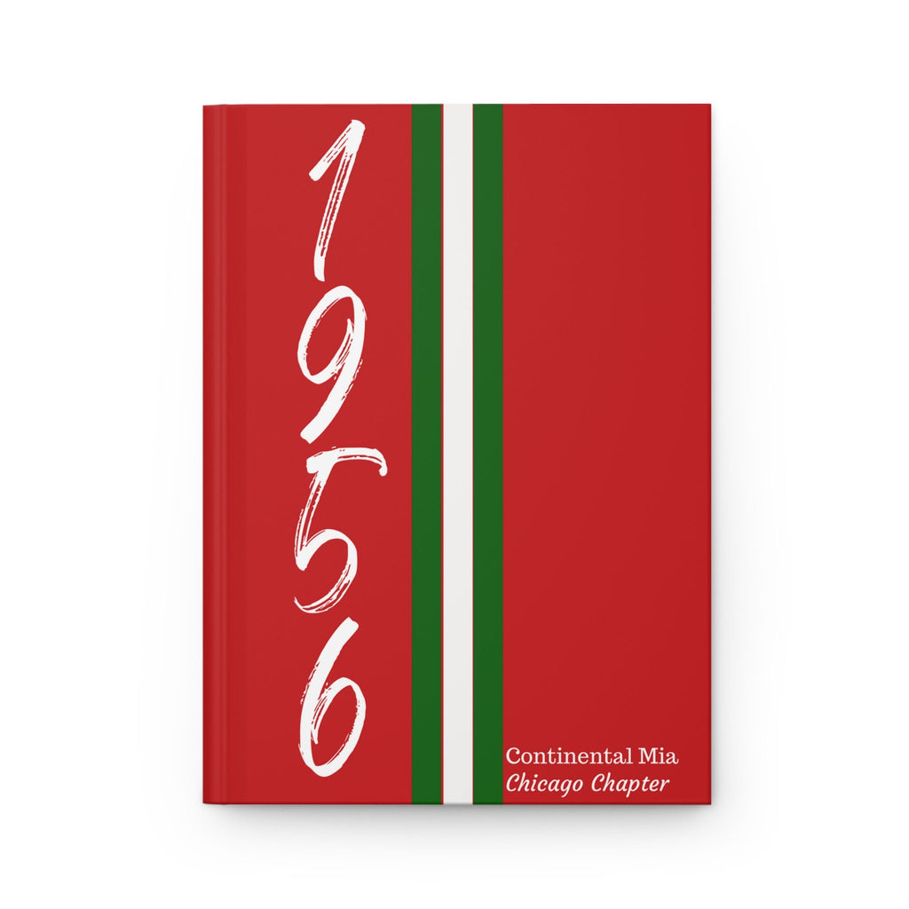 Personalized Continental Societies 1956 Jersey (Red Cover) Hardcover Journal Matte | Diary | 1956 | Sorority Gifts