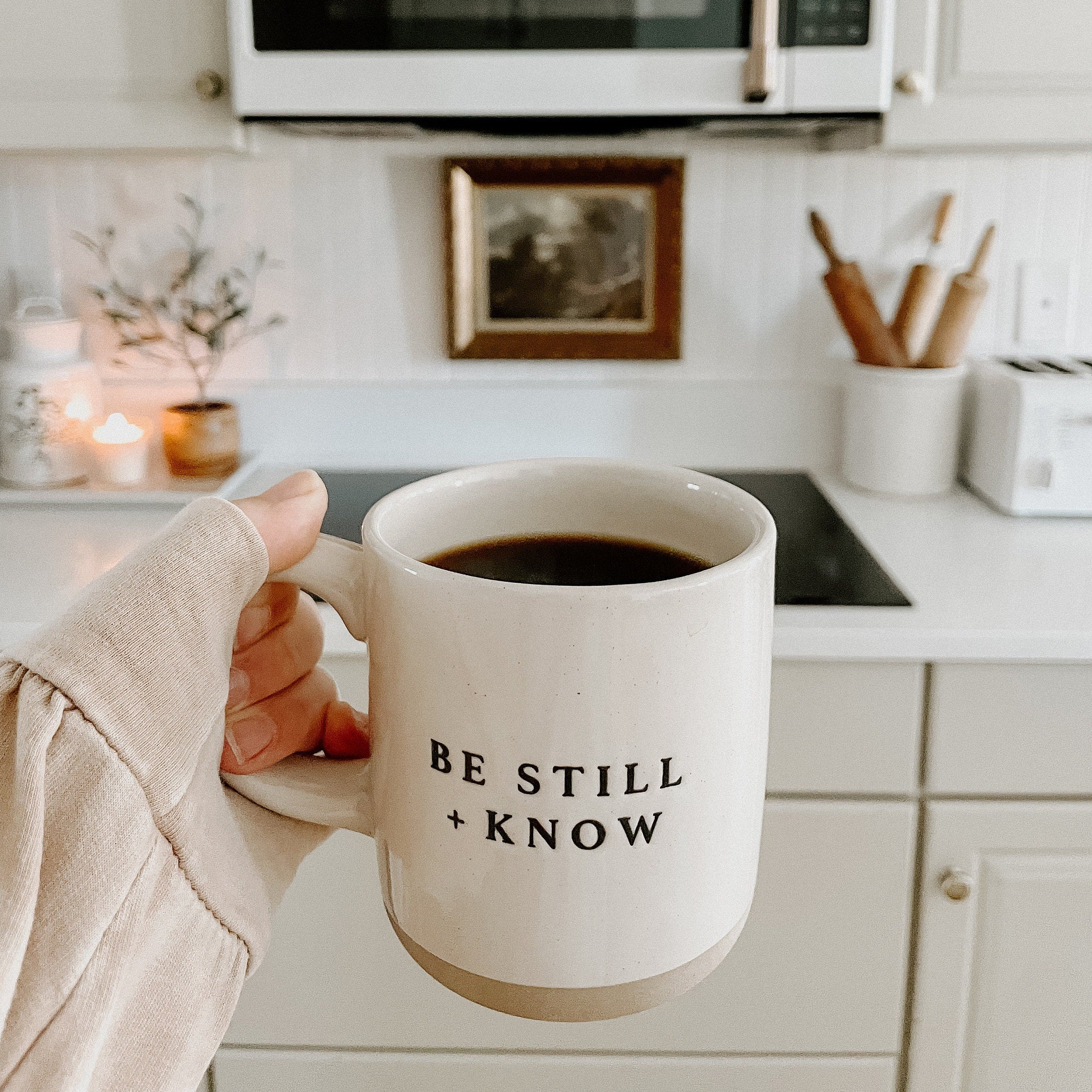 Be Still + Know Coffee Mug | Psalm 46:10 Scripture Coffee Mug | Christian Mug | Bible Verse Mug | Positive Coffee Mug | Bible Study Gift