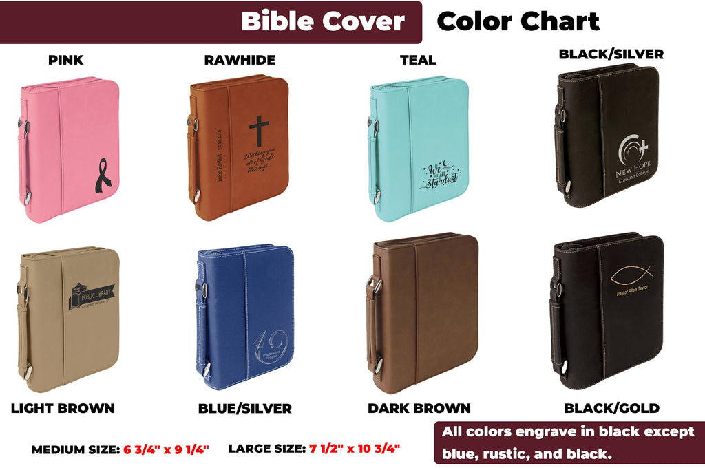 Personalized Bible Cover, Monogram Engraved Leather Bible Cover, Custom Cover For Bible, Religious Gifts, Gifts For Grandma, Christmas Gift