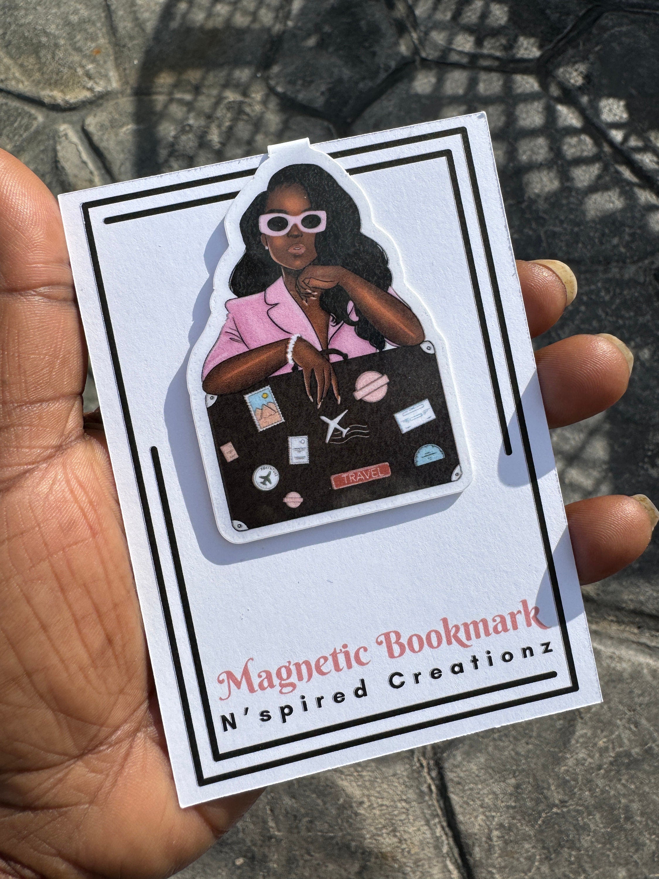 Magnetic Bookmarks for Women of Color | Black Women Who Love To Read | Black Girl Book Club | Book Accessory | Bookish Gift | Book Lover
