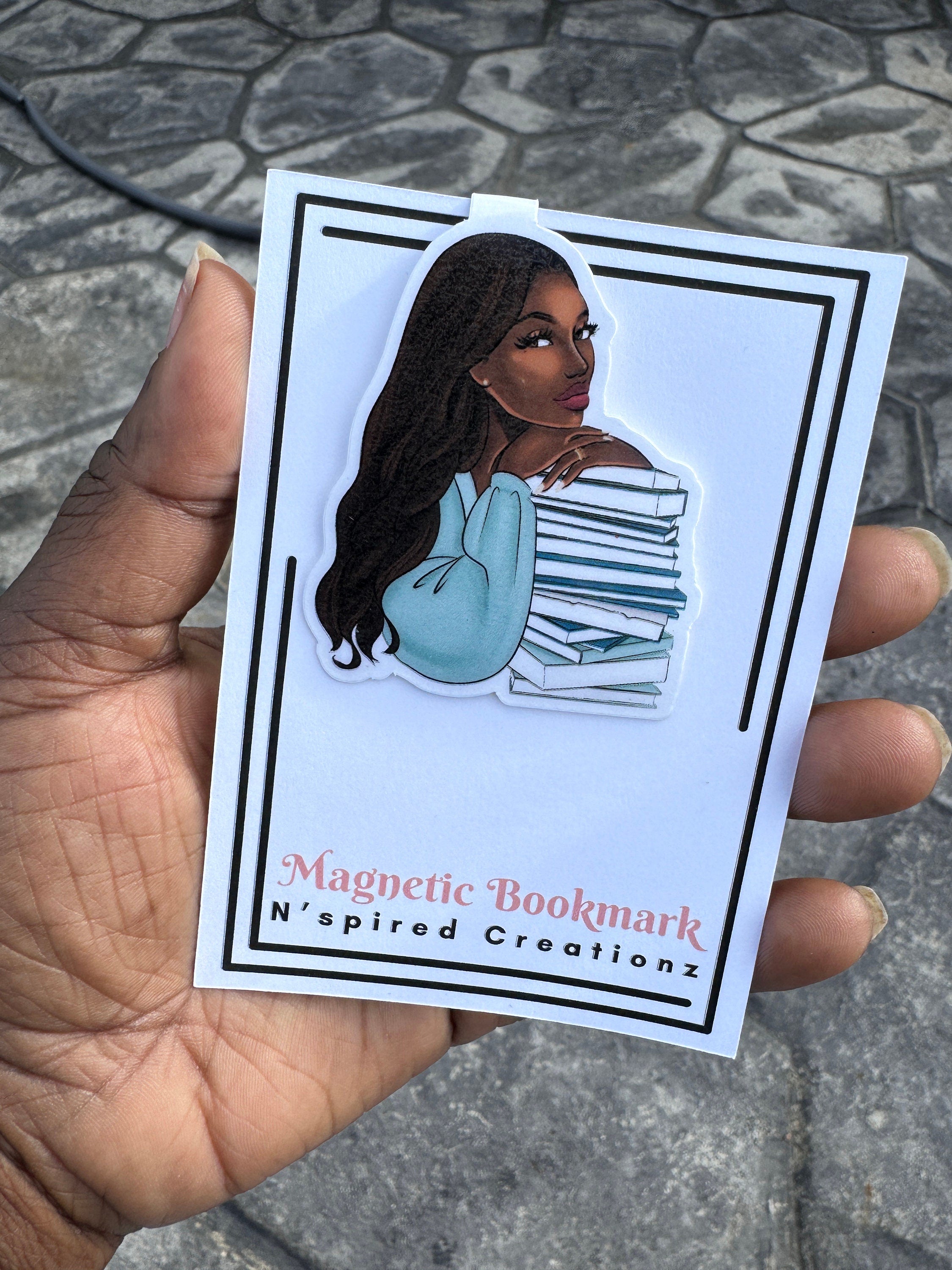 Magnetic Bookmarks for Women of Color | Black Women Who Love To Read | Black Girl Book Club | Book Accessory | Bookish Gift | Book Lover