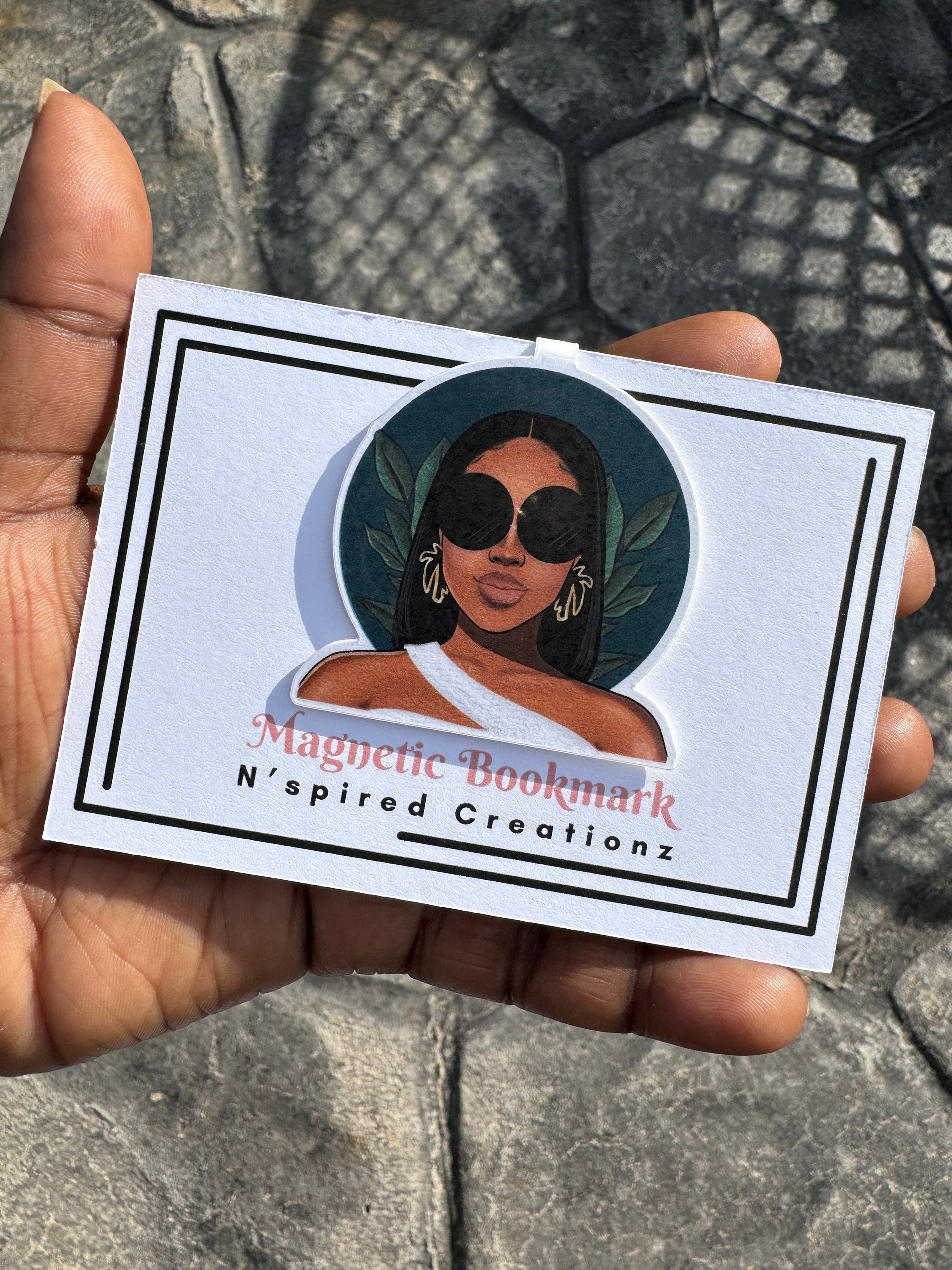 Magnetic Bookmarks for Women of Color | Black Women Who Love To Read | Black Girl Book Club | Book Accessory | Bookish Gift | Book Lover