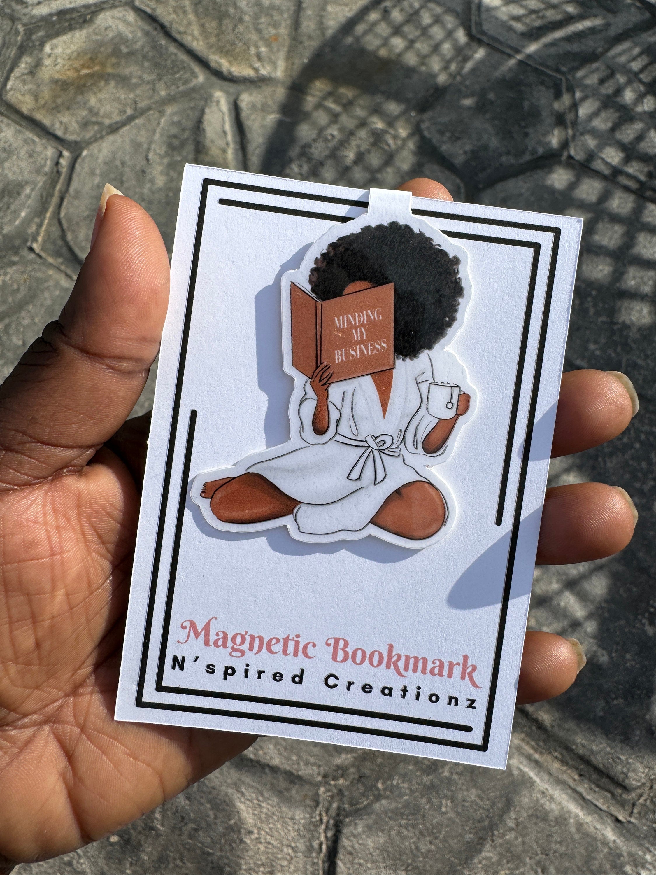 Magnetic Bookmarks for Women of Color | Black Women Who Love To Read | Black Girl Book Club | Book Accessory | Bookish Gift | Book Lover