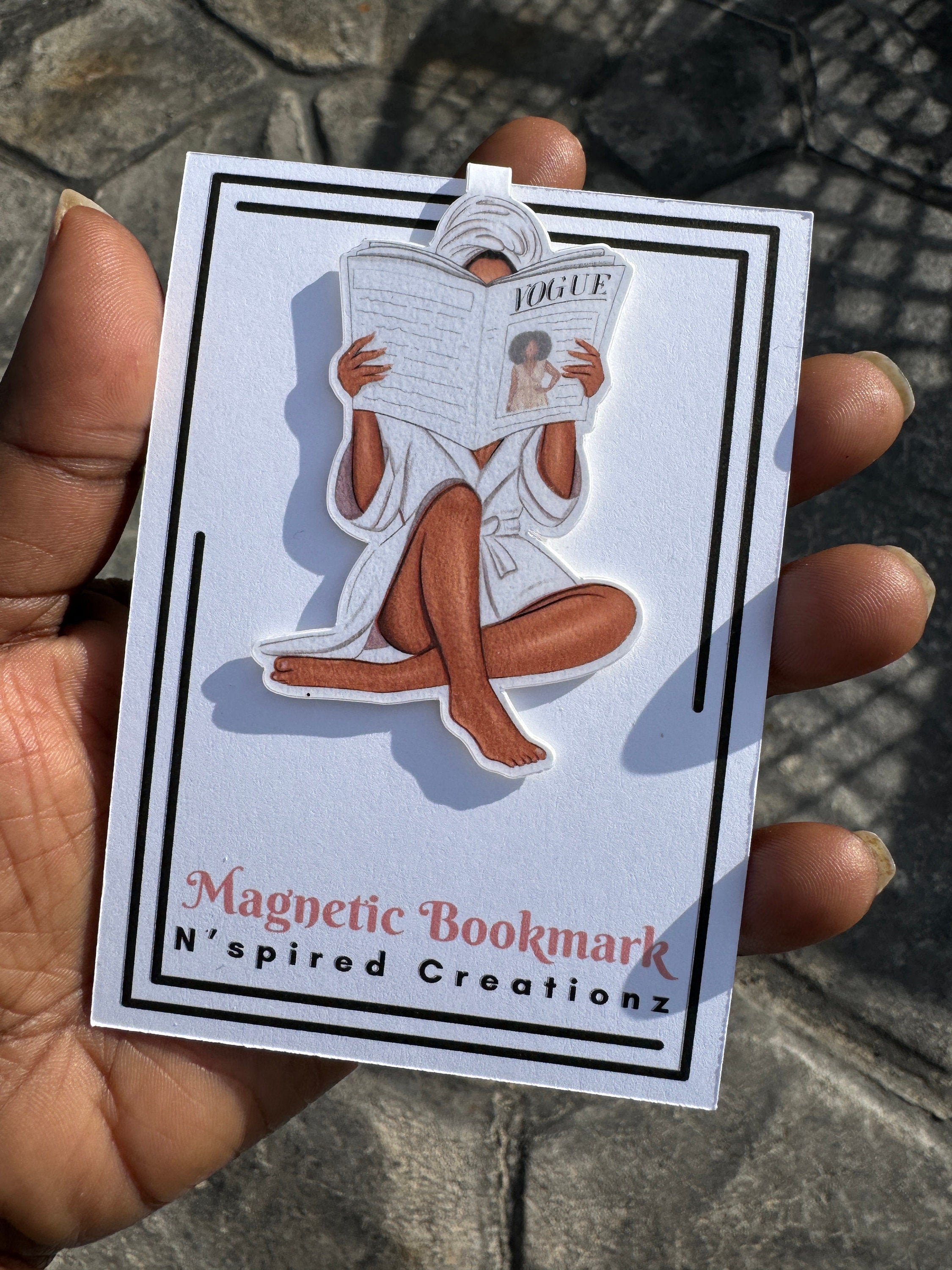 Magnetic Bookmarks for Women of Color | Black Women Who Love To Read | Black Girl Book Club | Book Accessory | Bookish Gift | Book Lover