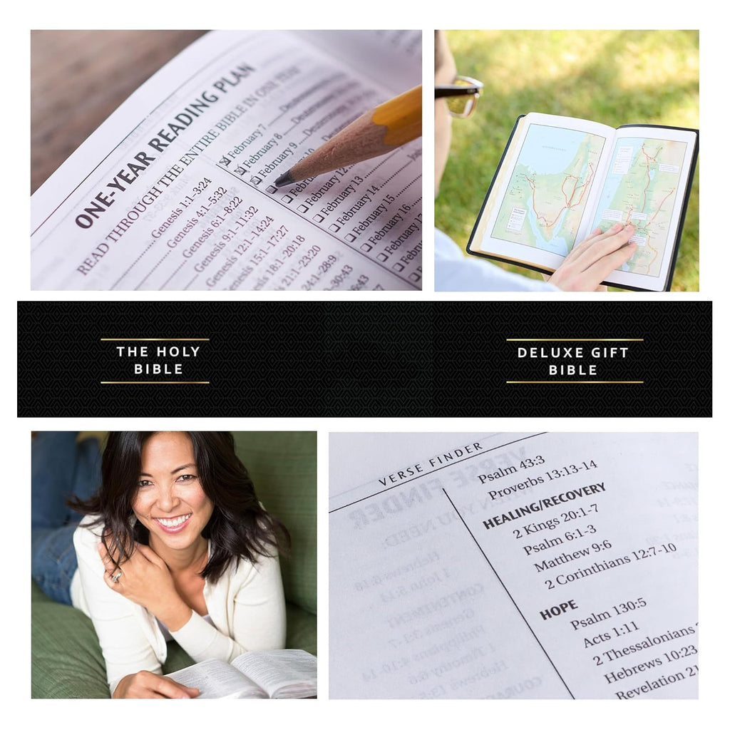 Personalized KJV BIBLE Name Christian Baptism Gift for Him Dad Men Her Mom Women Communion Catholic Confirmation Birthday Custom Engraved