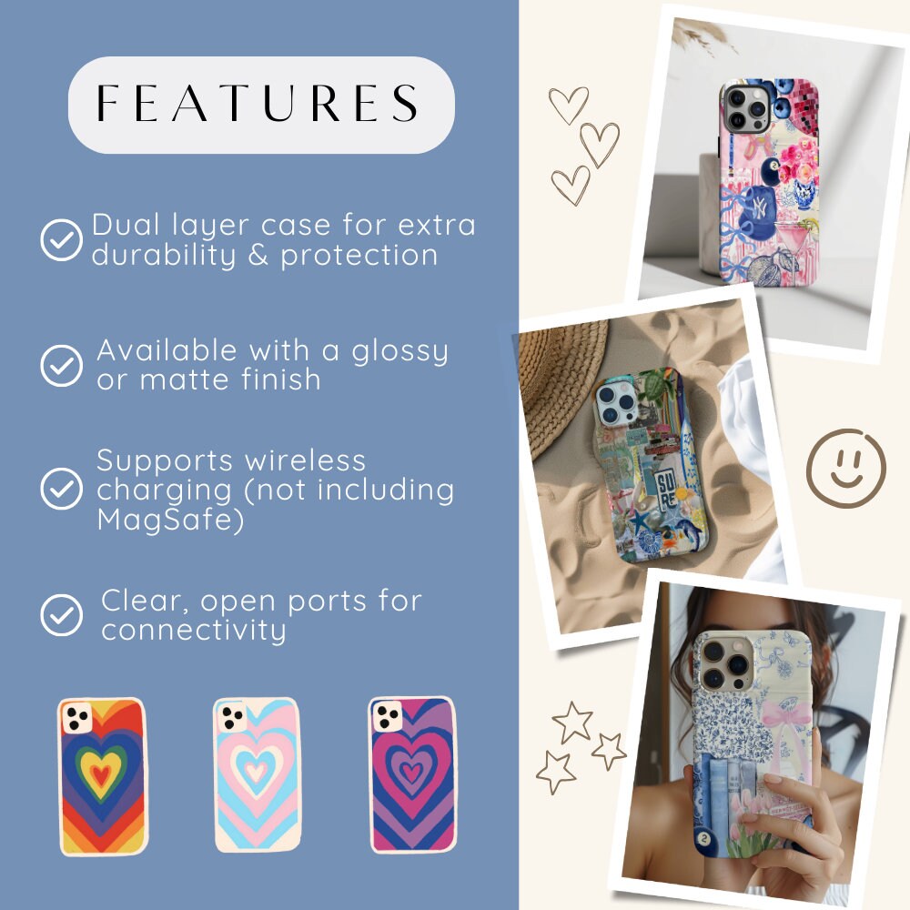Vintage Mosaic Charm Phone Case, Mosaic Tiles Case, Mosaic Art, iPhone 15 14 13 12 11 Pro Max 8 Plus X, Samsung Galaxy S23 S22 S20 Ultra