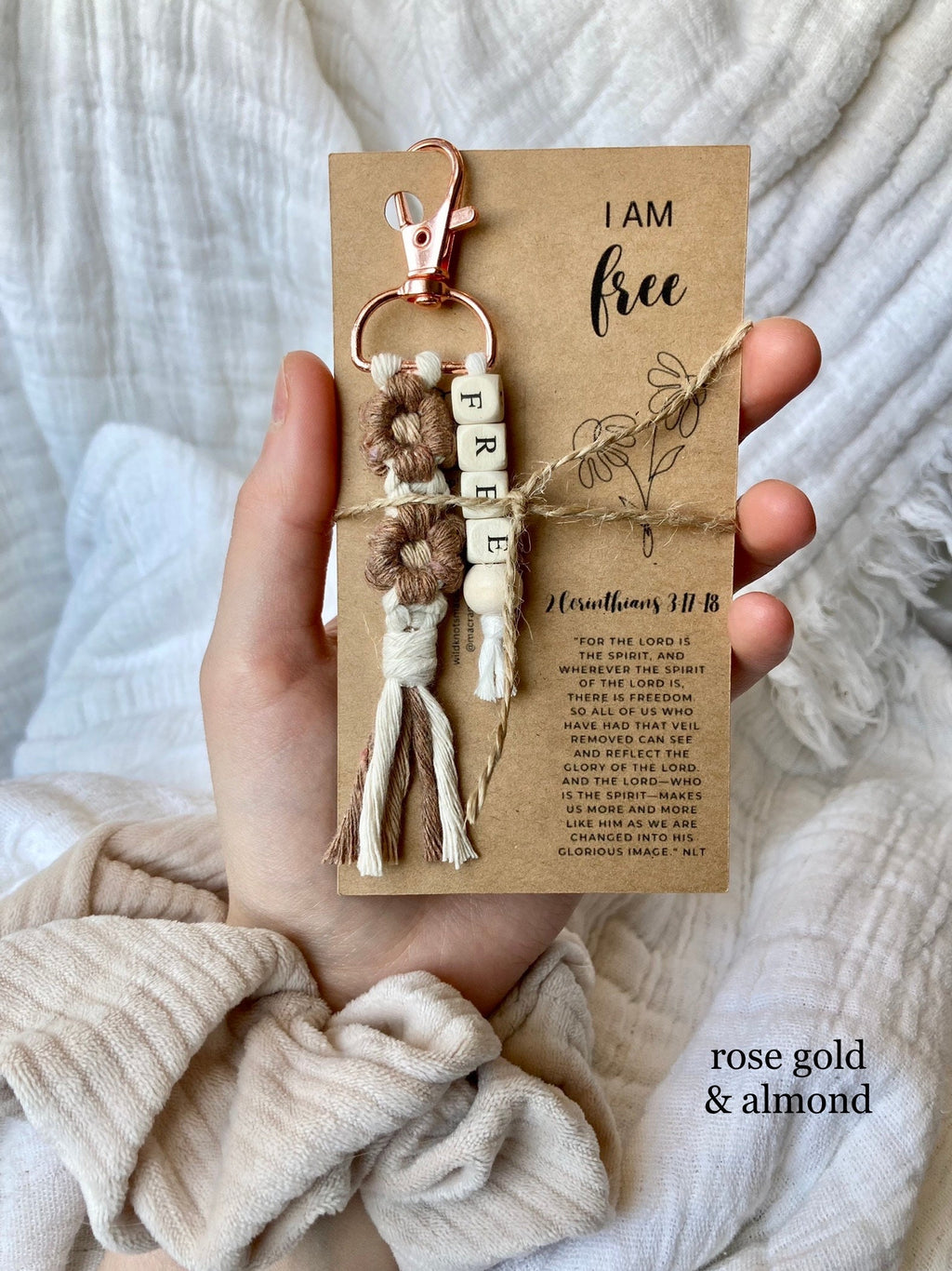 Power of Our Testimony Small Keychains | Biblical Affirmations | Bible verse | Daisy | Christian Friend Gift | Youth | ARRIVES IN 3.5 WEEKS*