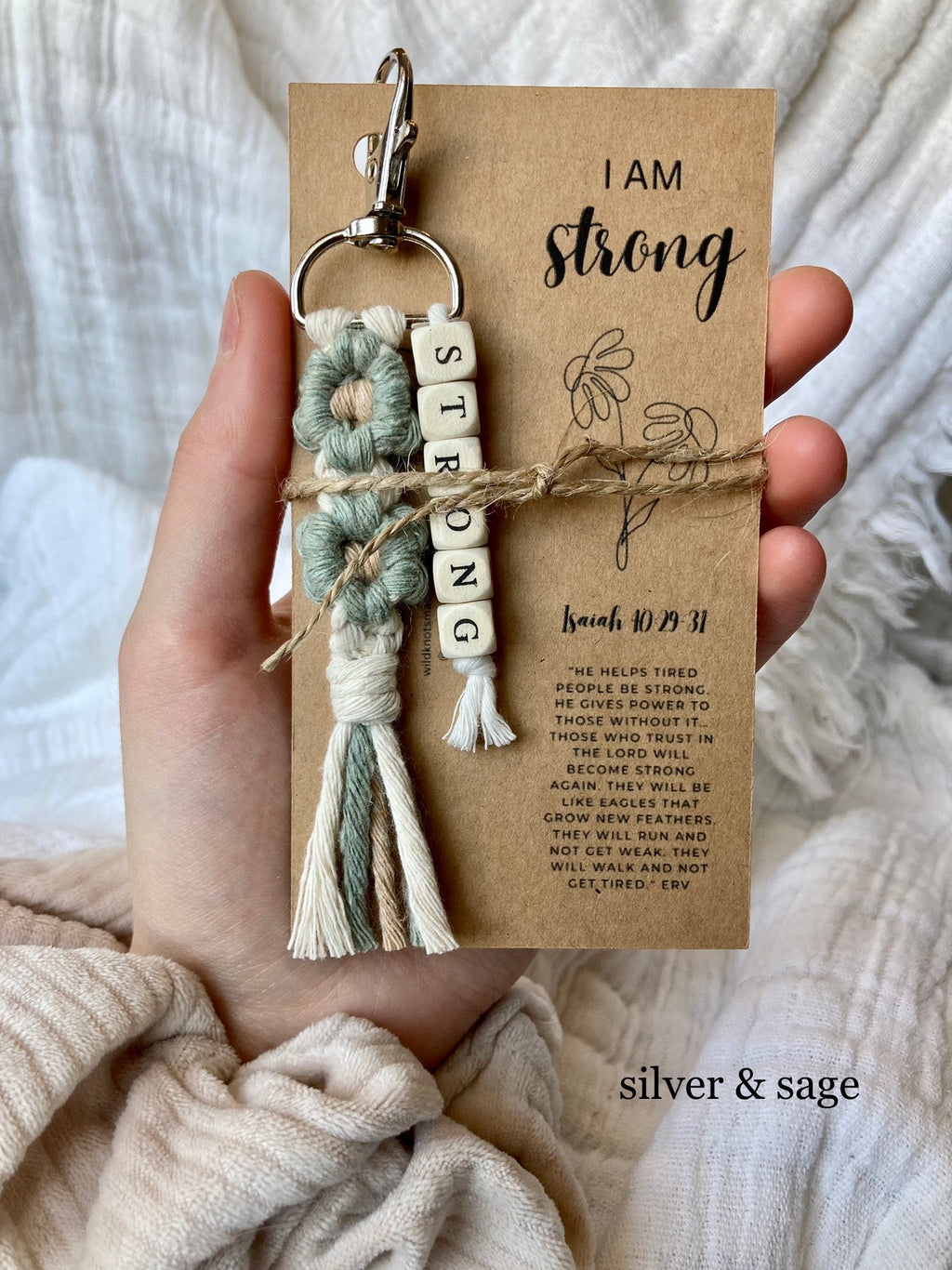 Power of Our Testimony Small Keychains | Biblical Affirmations | Bible verse | Daisy | Christian Friend Gift | Youth | ARRIVES IN 3.5 WEEKS*