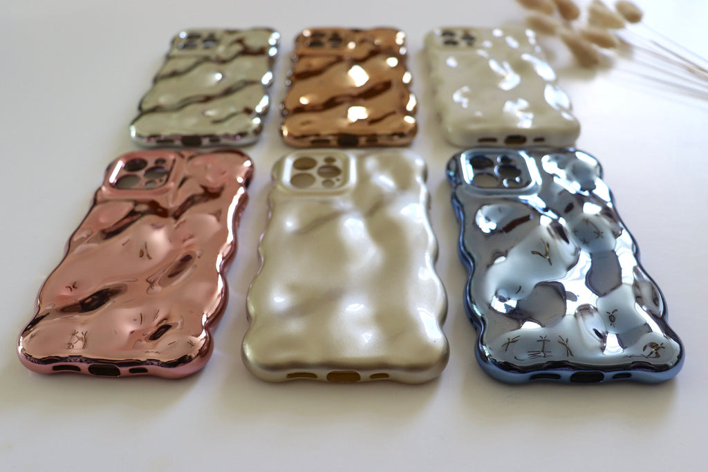 Wave Swirl Phone Case, 3d Phone Case | iPhone 15, iPhone 14, iPhone 13, iPhone 12, iPhone 11, Pro Max Mini Plus, Aesthetic Phone Case