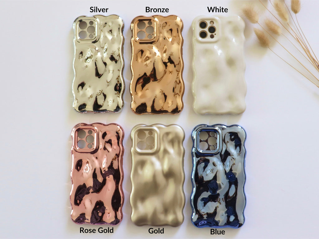 Wave Swirl Phone Case, 3d Phone Case | iPhone 15, iPhone 14, iPhone 13, iPhone 12, iPhone 11, Pro Max Mini Plus, Aesthetic Phone Case