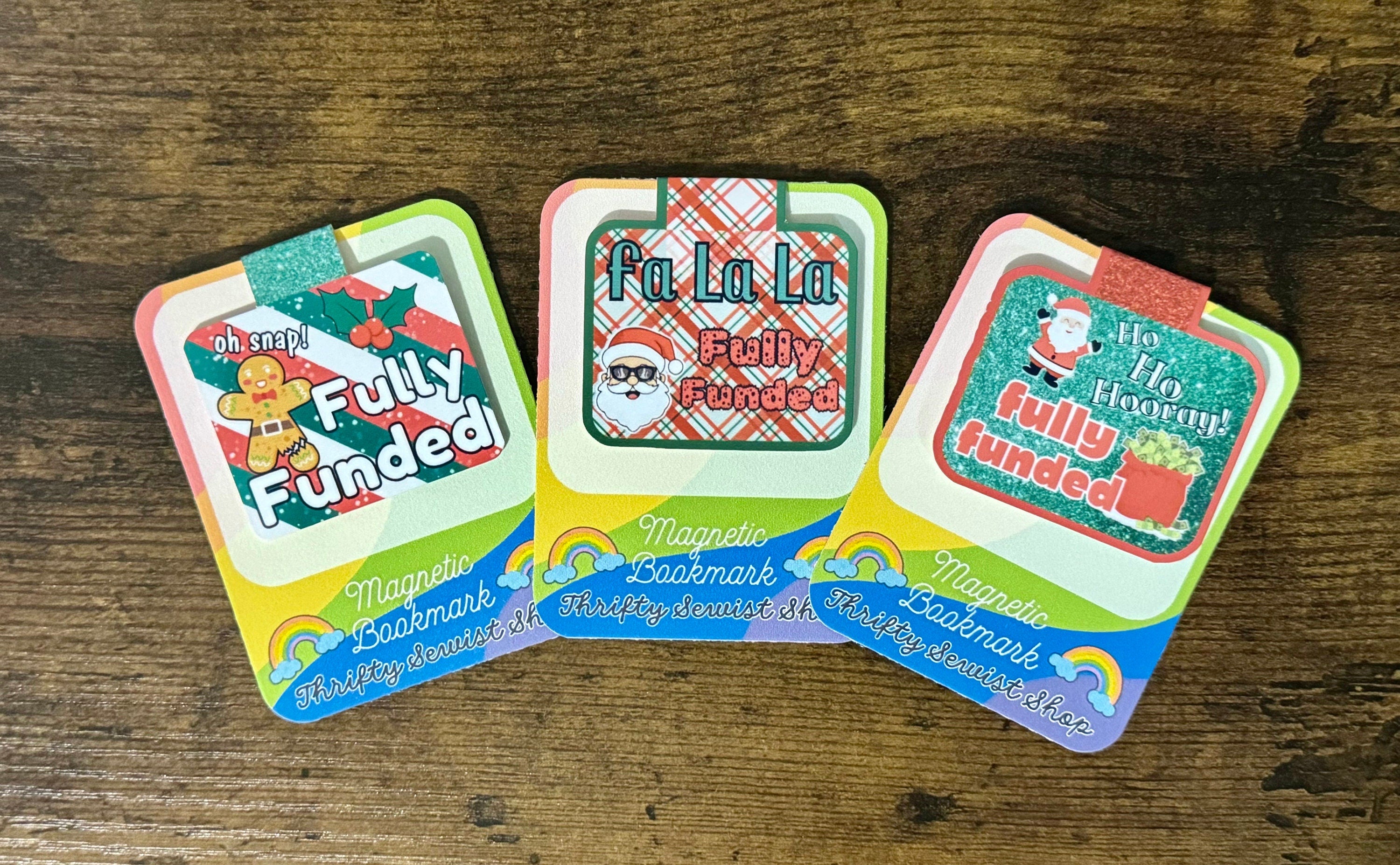 Christmas Magnetic Bookmarks