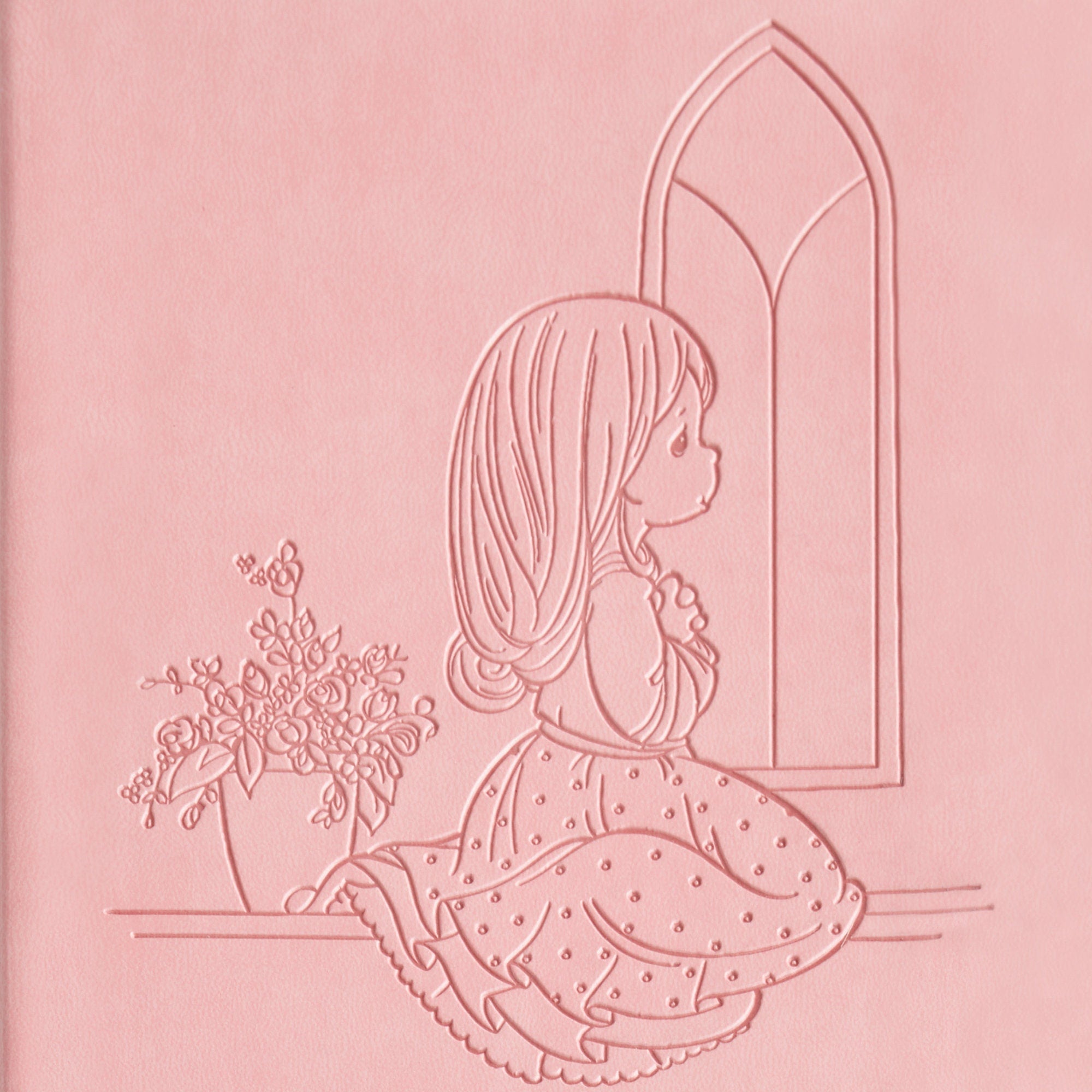 Personalized Precious Moments Bible Notebook, Religious Keepsake, For Kids, For Baptism, For Christening, ICB Version, Choose Blue or Pink