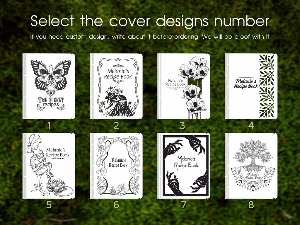 Personalized Wooden Recipe Book Binder Custom Journal Cookbook Notebook Fathers Day gift Daddy Gift Daughter Birthday Gift Gift Moms