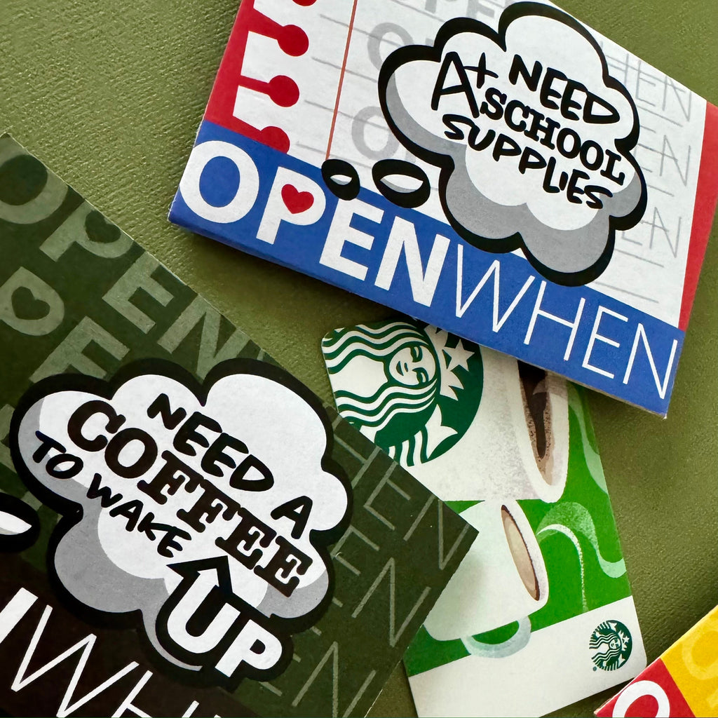 Open When Gift Box for College Student, Going Away College Gift, College Gift Card Box, Gift card Holder, College personalized Gift, GiftBox