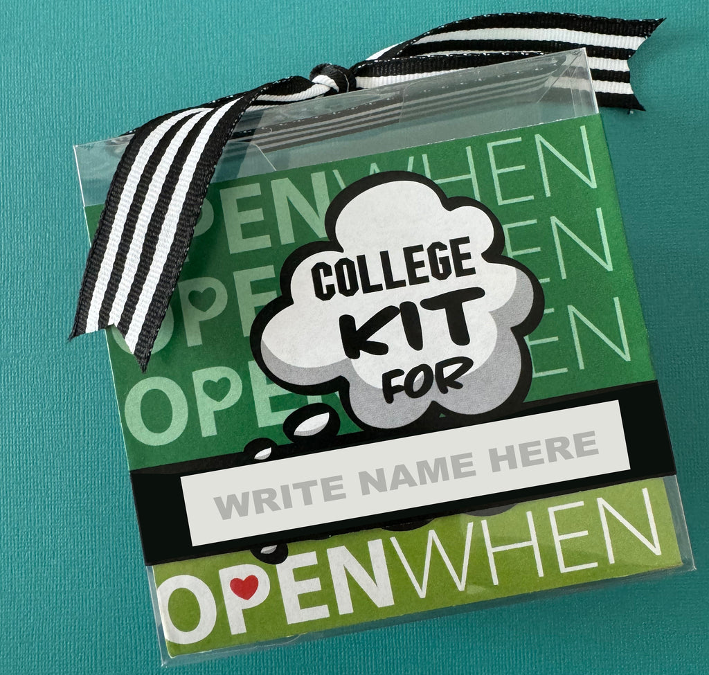 Open When Gift Box for College Student, Going Away College Gift, College Gift Card Box, Gift card Holder, College personalized Gift, GiftBox