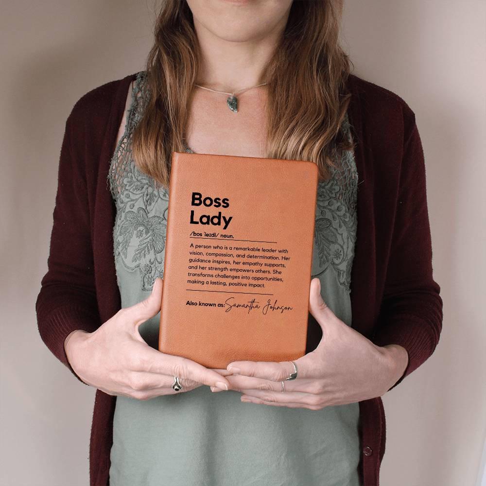 Personalized Boss Lady Journal Custom Gift for Boss female Boss Lady Journal Gift Keepsake for Boss Lady Boss Gift for Women Female Manager