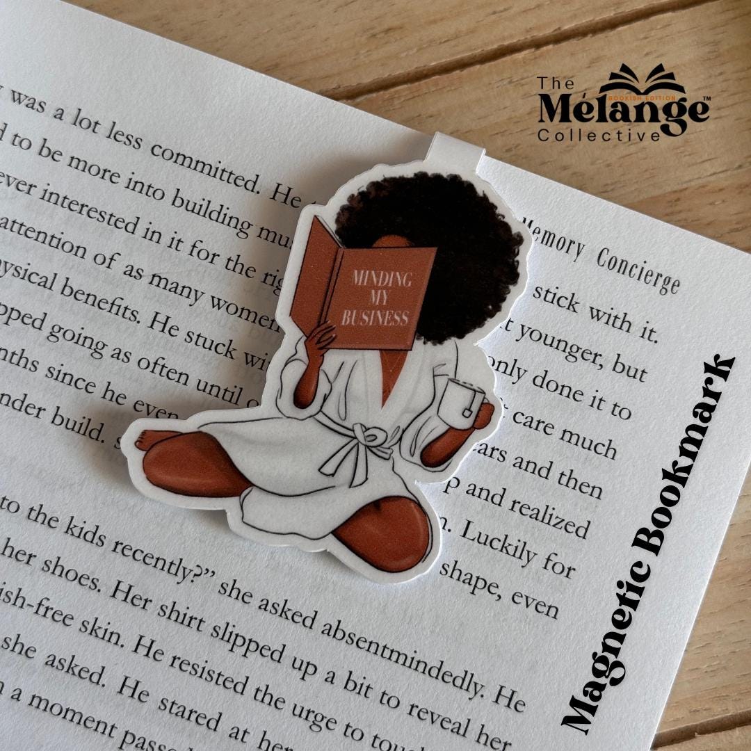 Magnetic Bookmarks for Women of Color | Black Women Who Love To Read | Black Girl Book Club | Book Accessory | Bookish Gift | Book Lover
