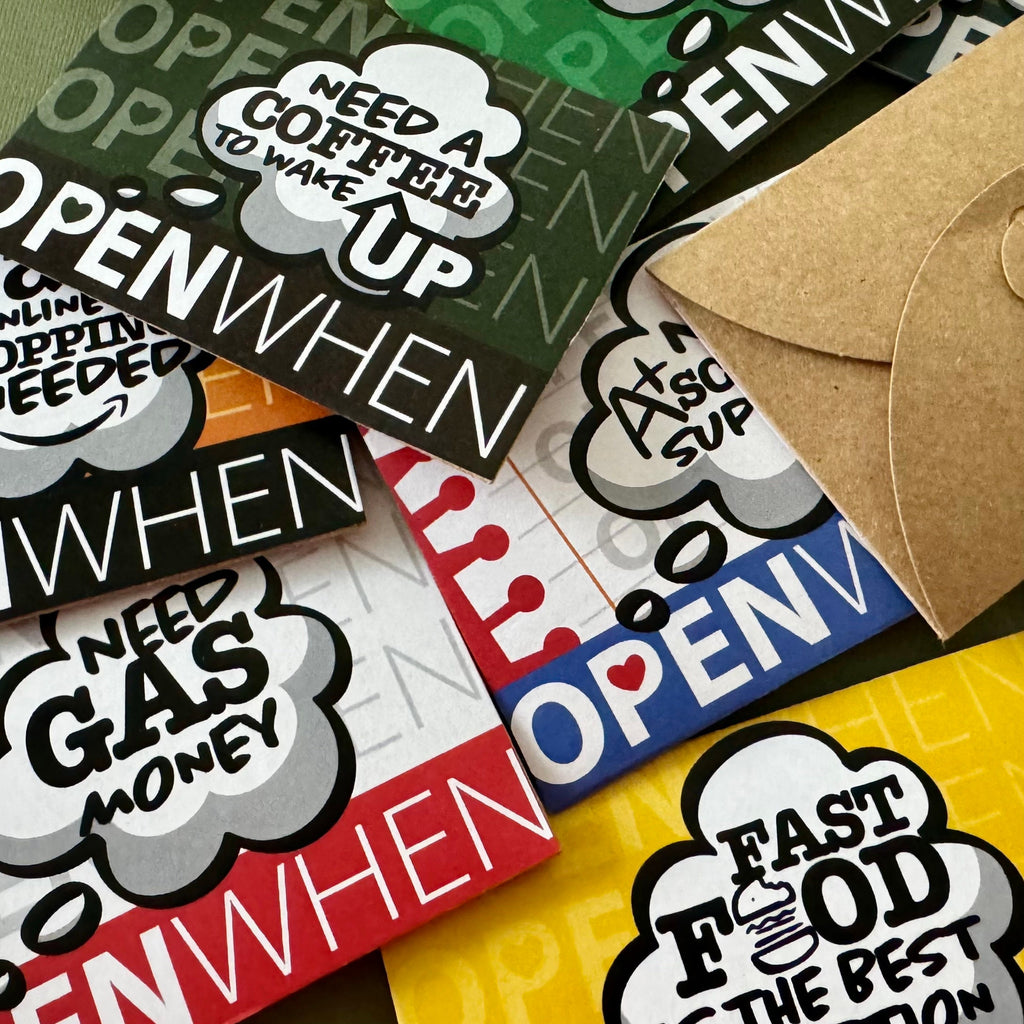 Open When Gift Box for College Student, Going Away College Gift, College Gift Card Box, Gift card Holder, College personalized Gift, GiftBox