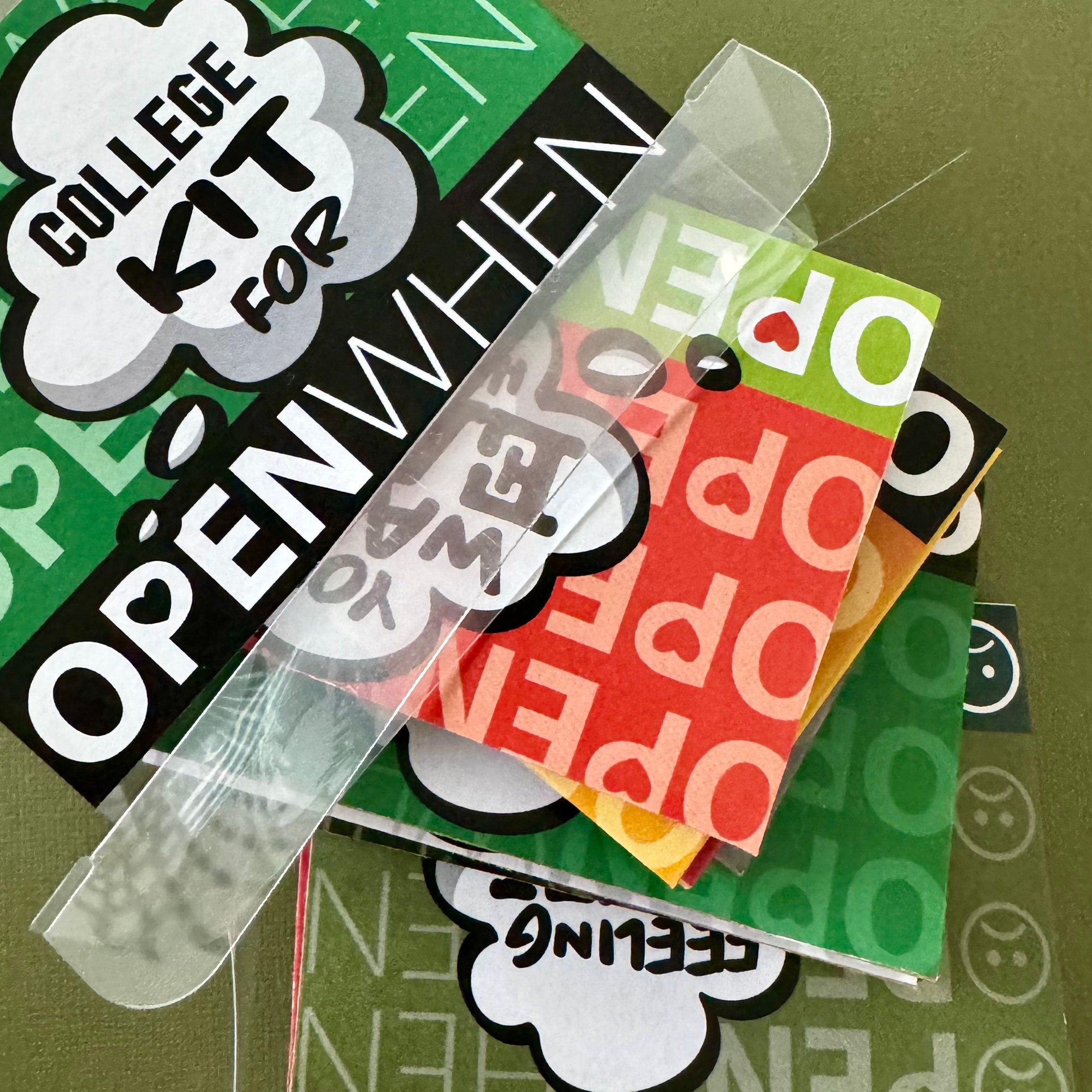 Open When Gift Box for College Student, Going Away College Gift, College Gift Card Box, Gift card Holder, College personalized Gift, GiftBox