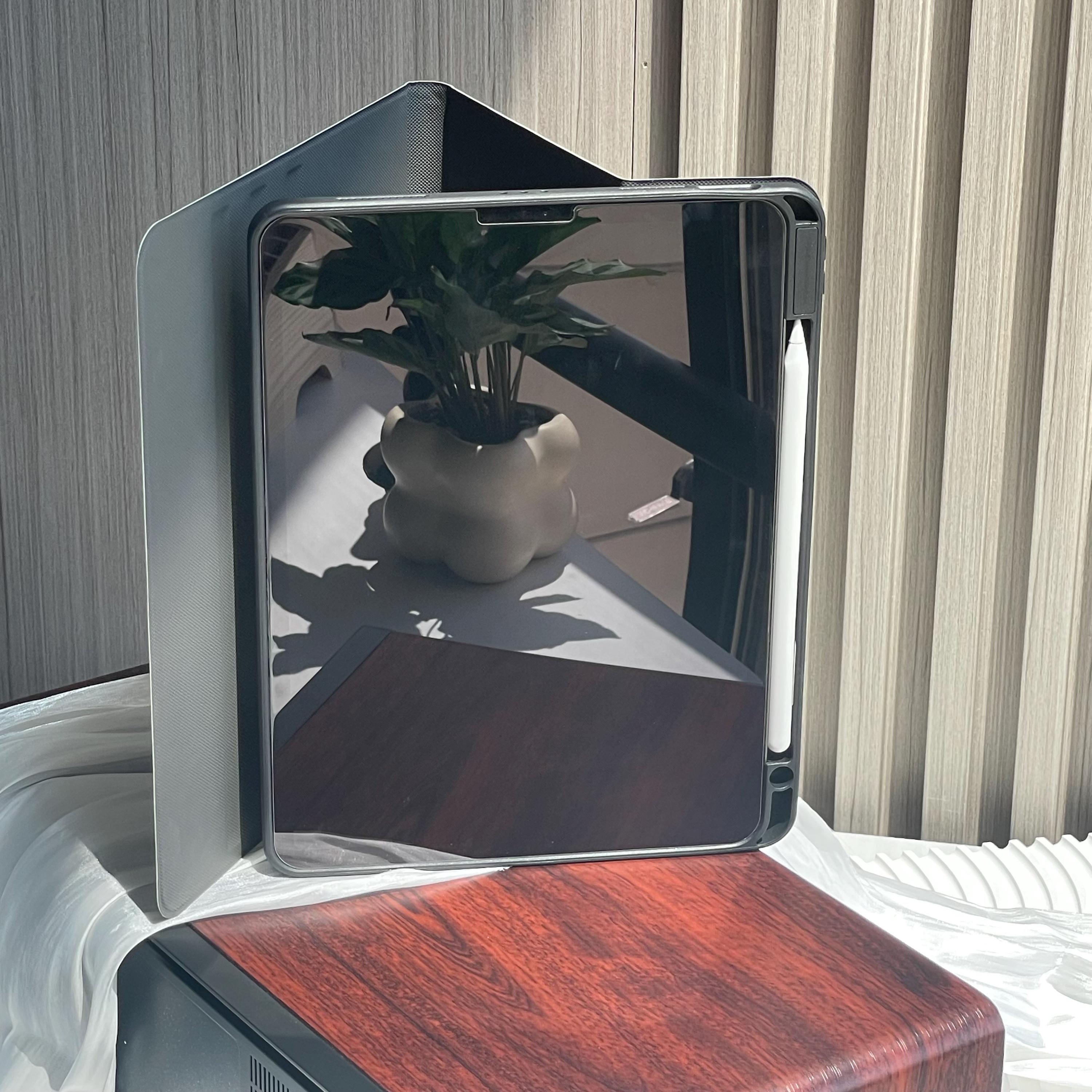 Pastel Bow and Ribbon Doodles iPad Case with Pencil Holder Protective iPad Air Case iPad Pro Case iPad Mini Case Cover Unique Gift Idea