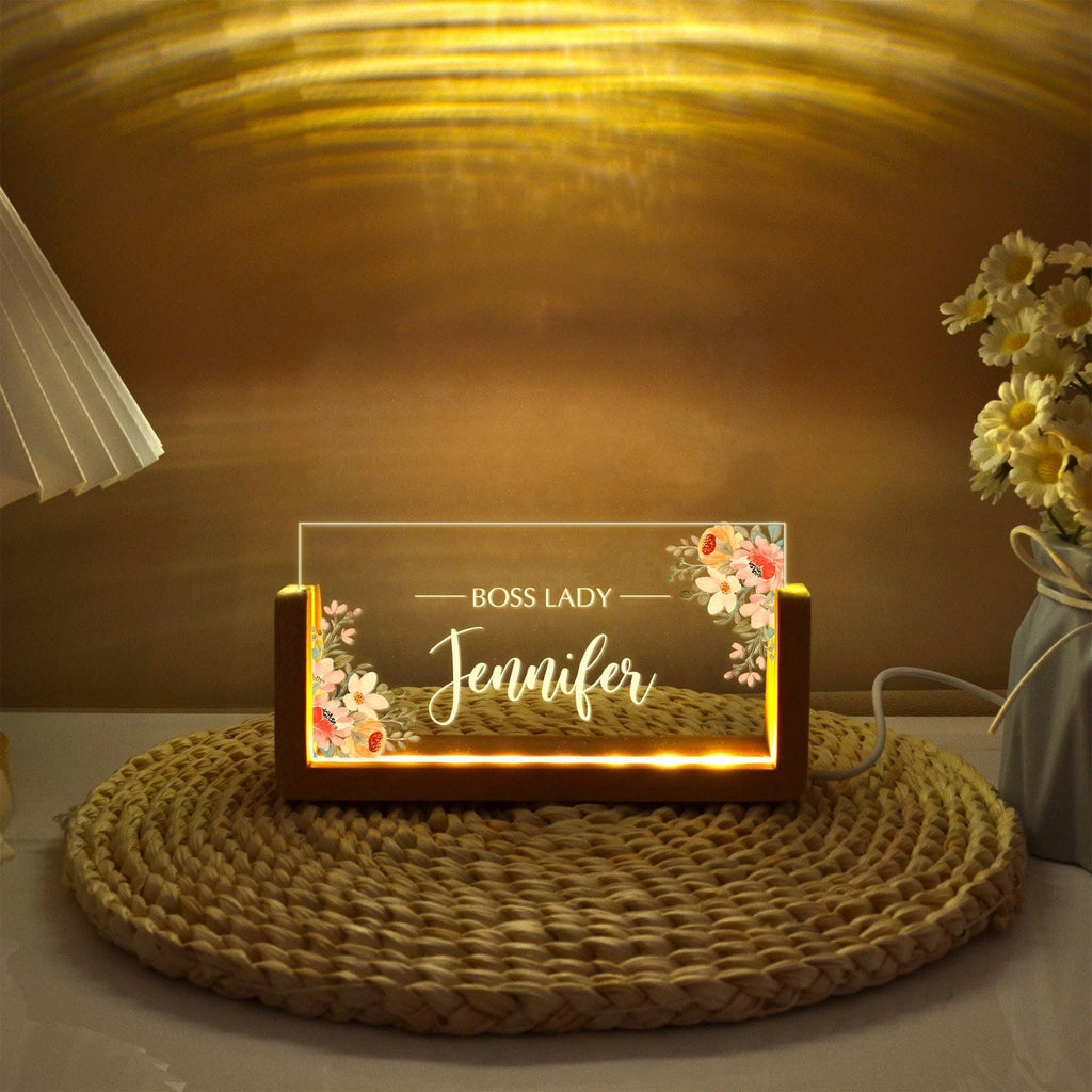 Boss Lady Desk Name Plate, Boss Lady Gift, Boss Gift for Women, Coworker Gift, Gift for Boss Female,Gift for My Boss,Gift for Female Manager