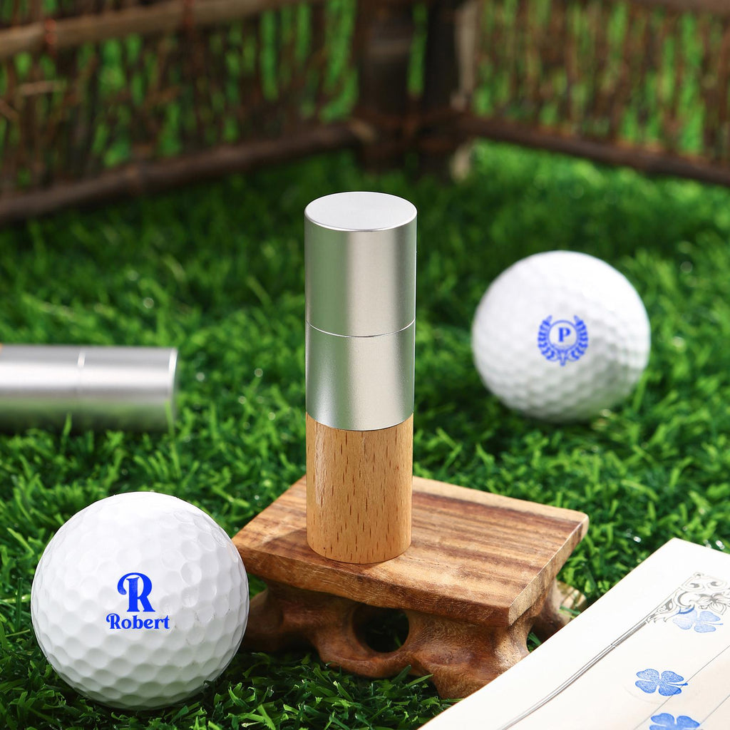 Personalized Logo Icon Golf Stamp with a Metal Box, Father's Day/Birthday/Christmas Gift for Golf Lovers/Team/Coach