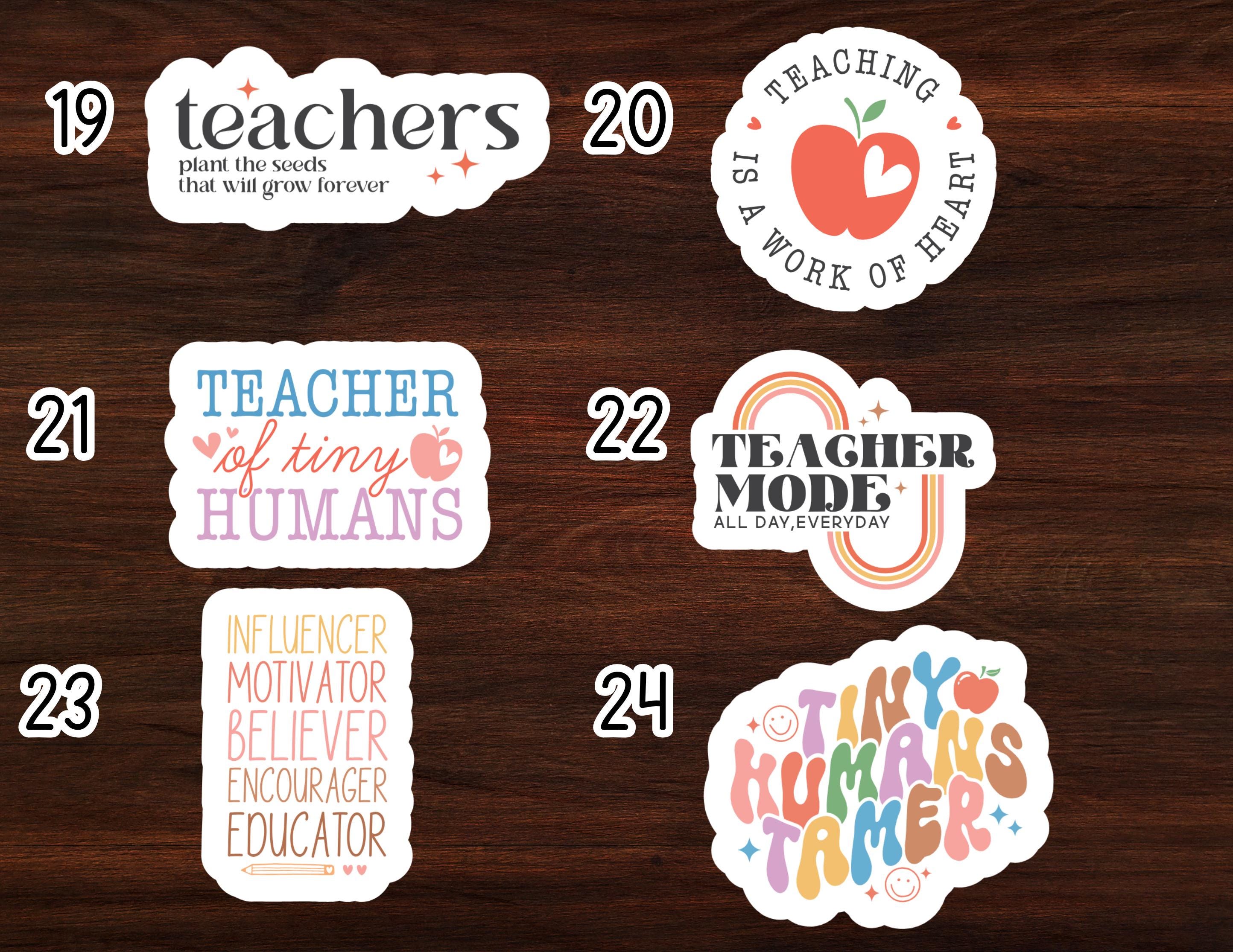 Teacher Stickers | Teacher Appreciation Stickers | Back to School | Teacher Gift | Build Your Own Sticker Pack | First Day Teacher Gift |