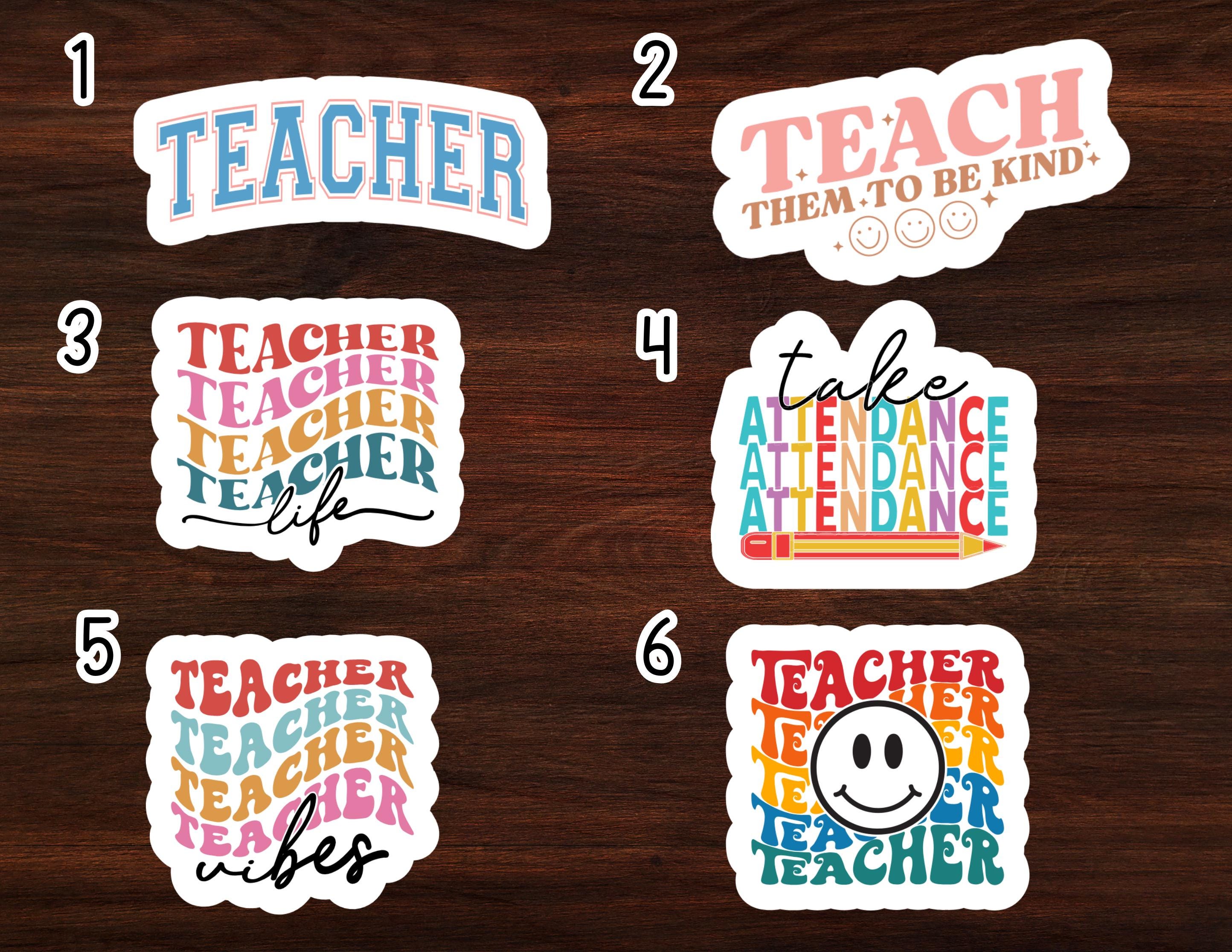Teacher Stickers | Teacher Appreciation Stickers | Back to School | Teacher Gift | Build Your Own Sticker Pack | First Day Teacher Gift |