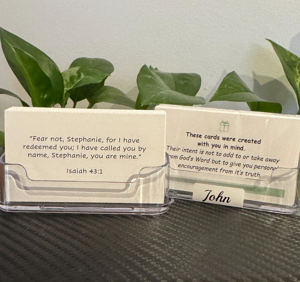 Personalized Scripture Cards
