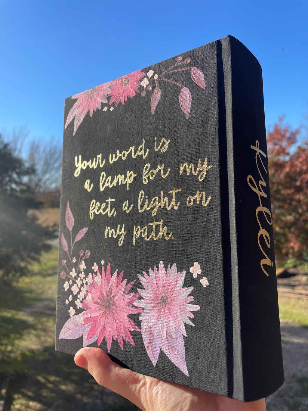 Custom Hand Painted Bibles, Confirmation Gift, Wedding Bible, Family Bible, Mother's Day Gift, She Reads Truth Bibles, Teen Bible