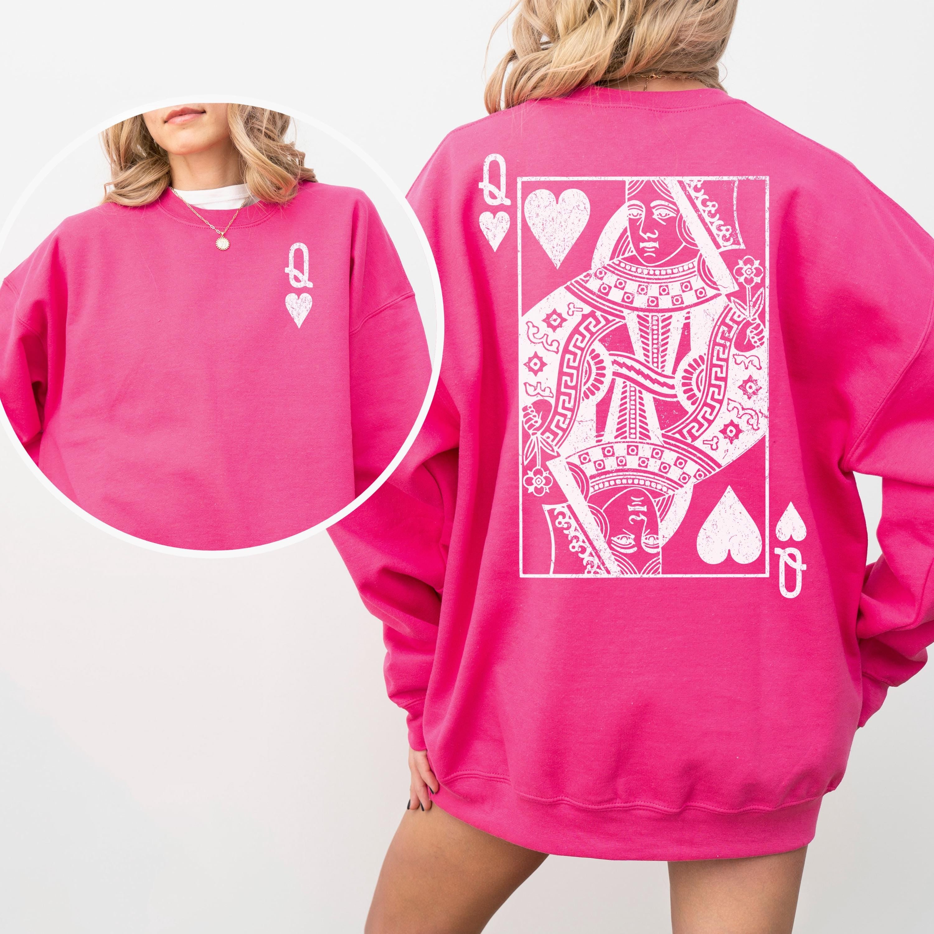 Queen of Hearts Sweatshirt, Funny Valentines Day Sweatshirt, Teacher Valentines Shirt, Nurse Valentines Tshirt Gift, Alice in Wonderland Tee