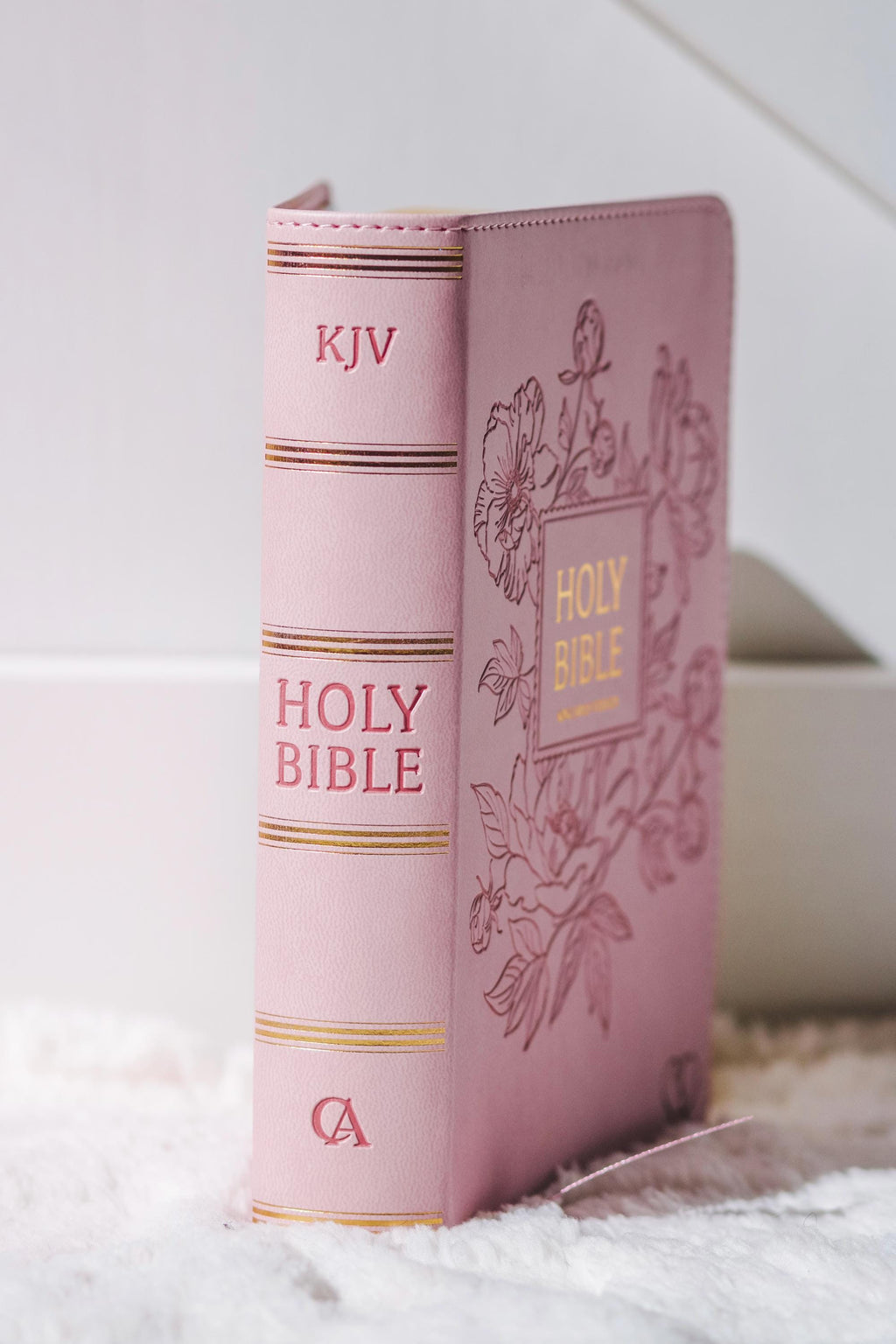 Custom Name Pink Bible with Name Engraved Customized Bible Gift for Women Bible Study Gift KJV Engraved Bible Gift for Christian Women