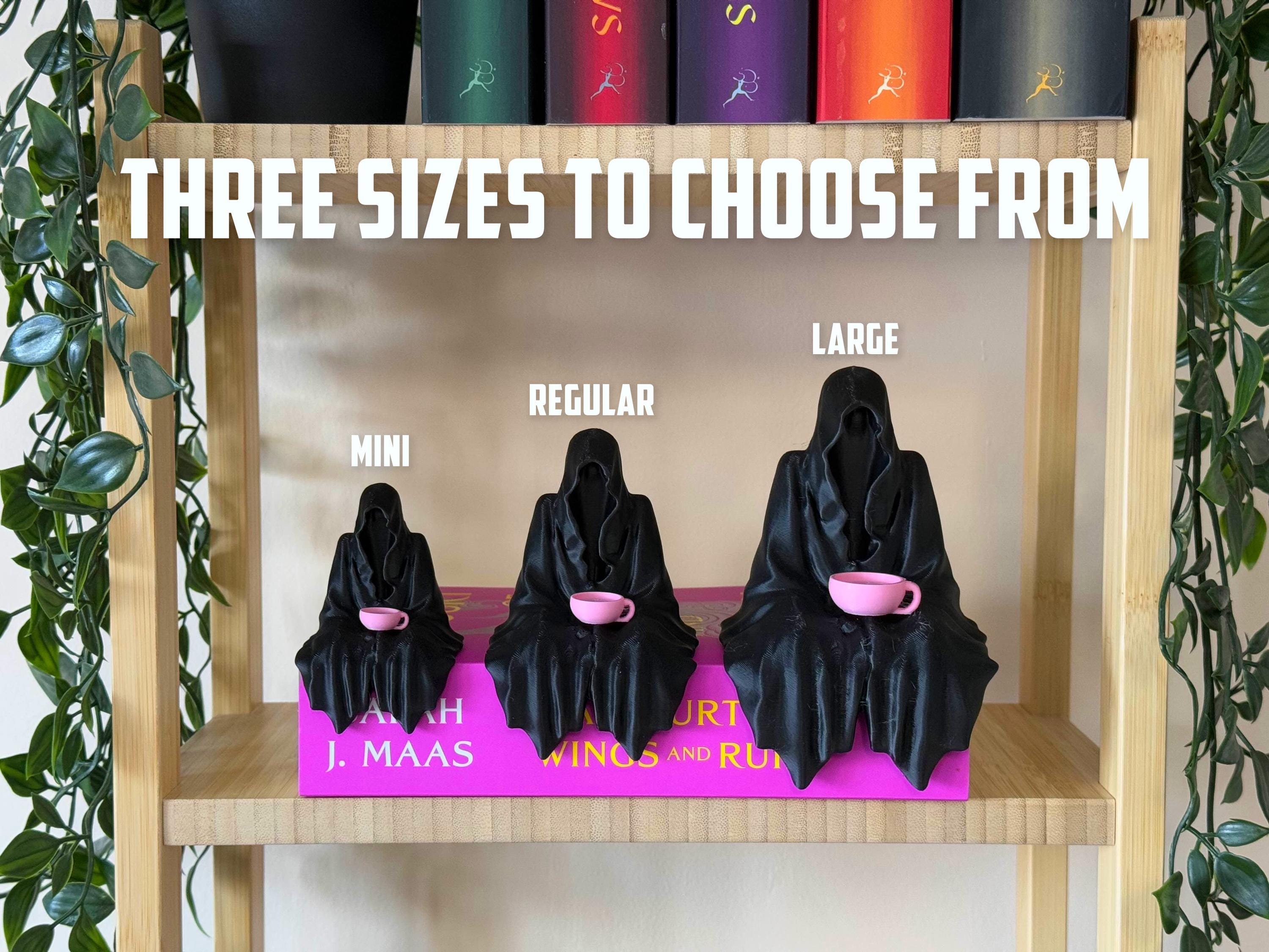 ACOTAR Suriel Bookshelf Accessory | Velaris Ghost Fantasy | Suriel Tea Court of Thorns