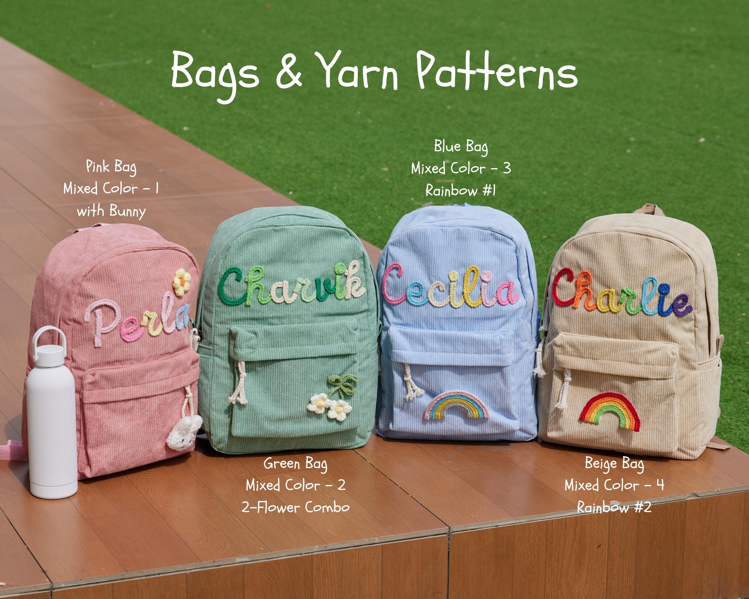 Custom Backpack for Kids and Toddlers Personalized School Bags First Day of School Gifts Children Gifts 2025