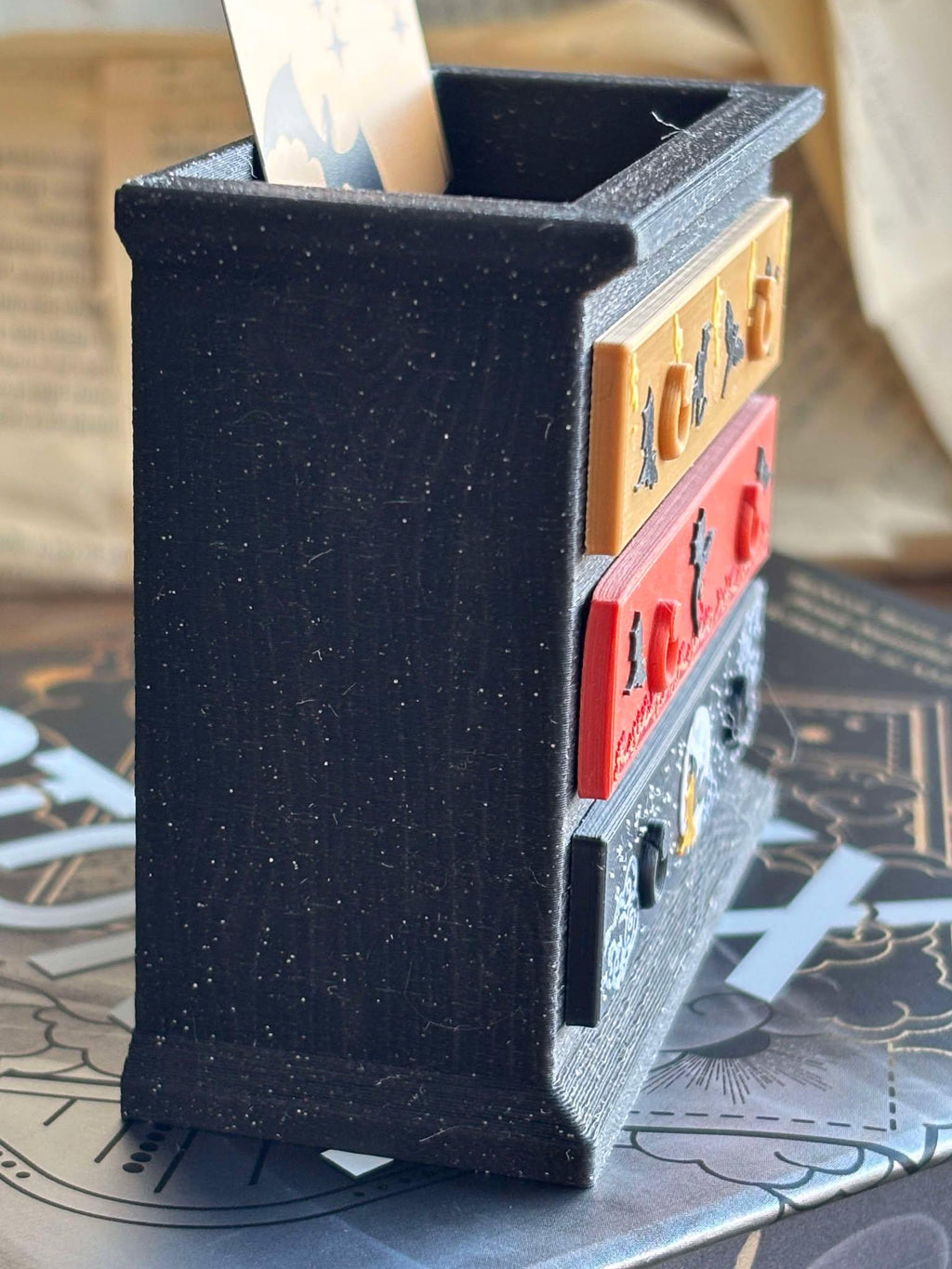 Mini Fourth Wing dresser, bookmark holder, pen holder , bookshelf decor