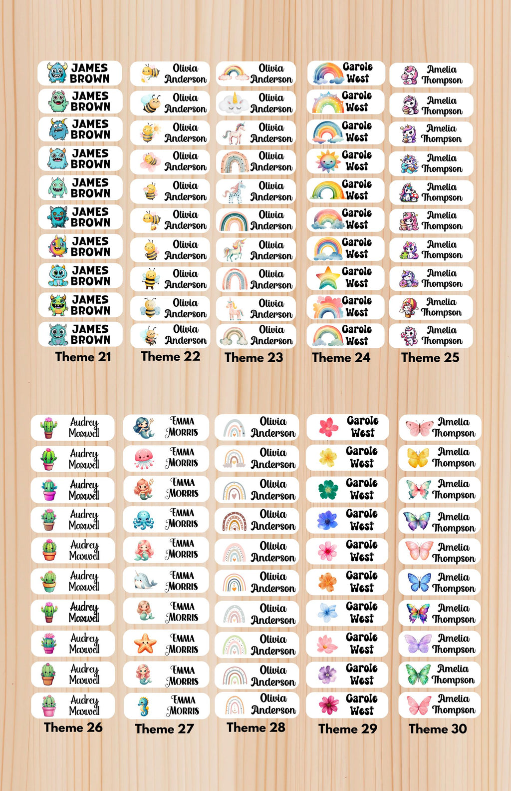 102 Waterproof Daycare Labels, Dishwasher Safe , Iron on, Summer camp name labels, School Supply, Customized Labels, Water bottle name label