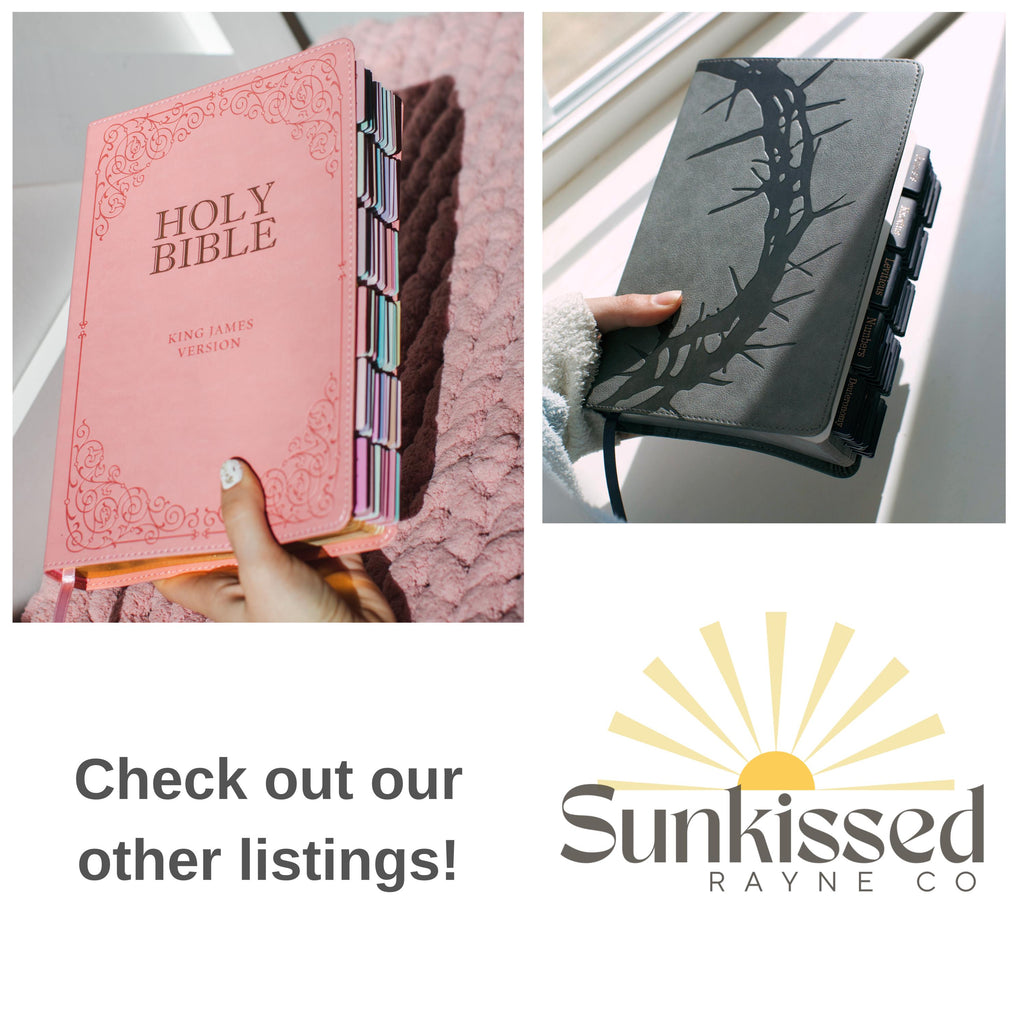 Custom Engraved Bible Personalized Christian Gift for Baptism Custom Name Engraved KJV Bible for Men Gift for Confirmation Bible Custom KJV