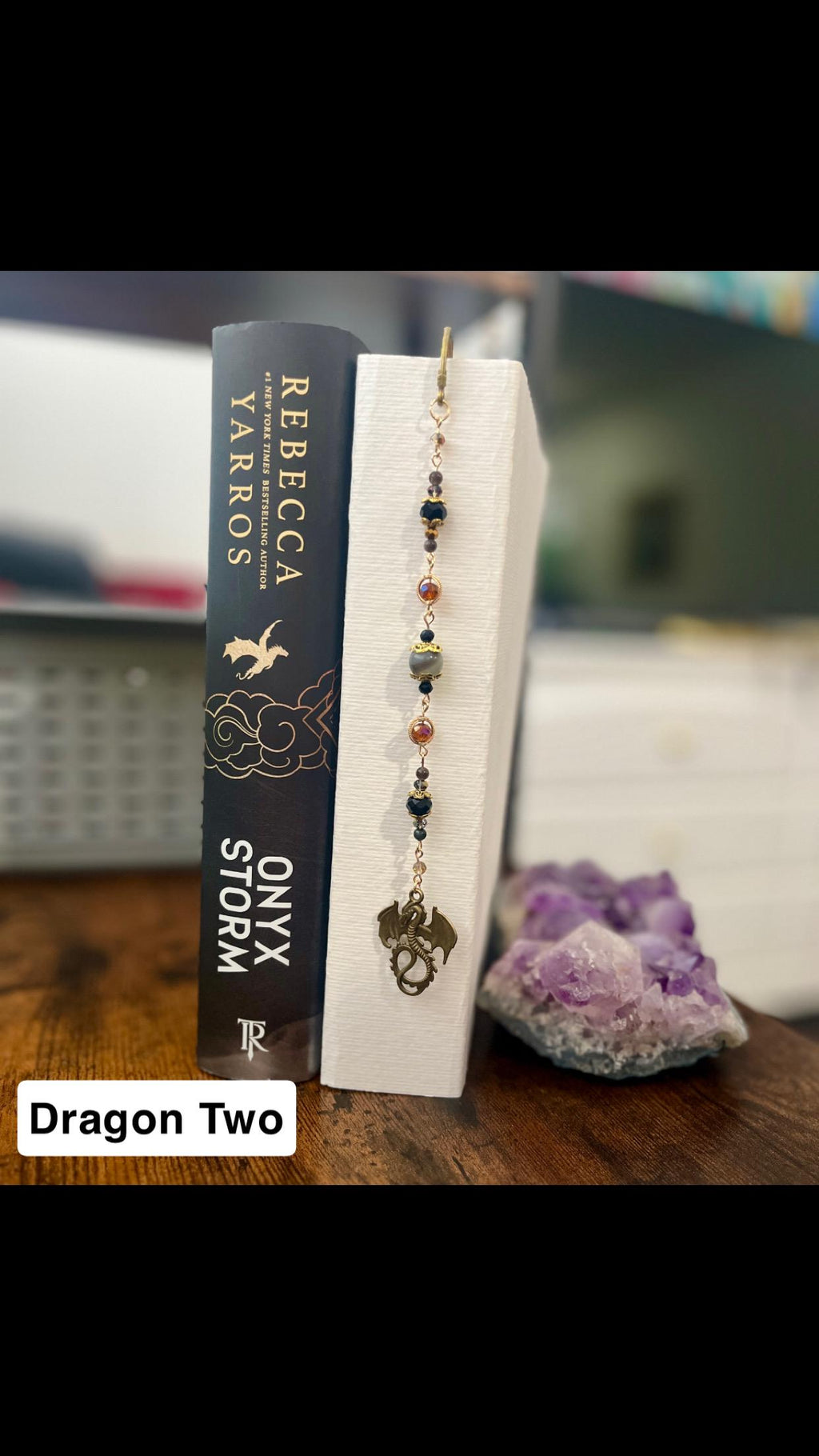 4.8 Inch Fourth Wing Inspired Handmade Bookmark Charm | Dragon Rider Fantasy Bookmarks | Fourth Wing Fan Gift | Gifts for Book Lovers