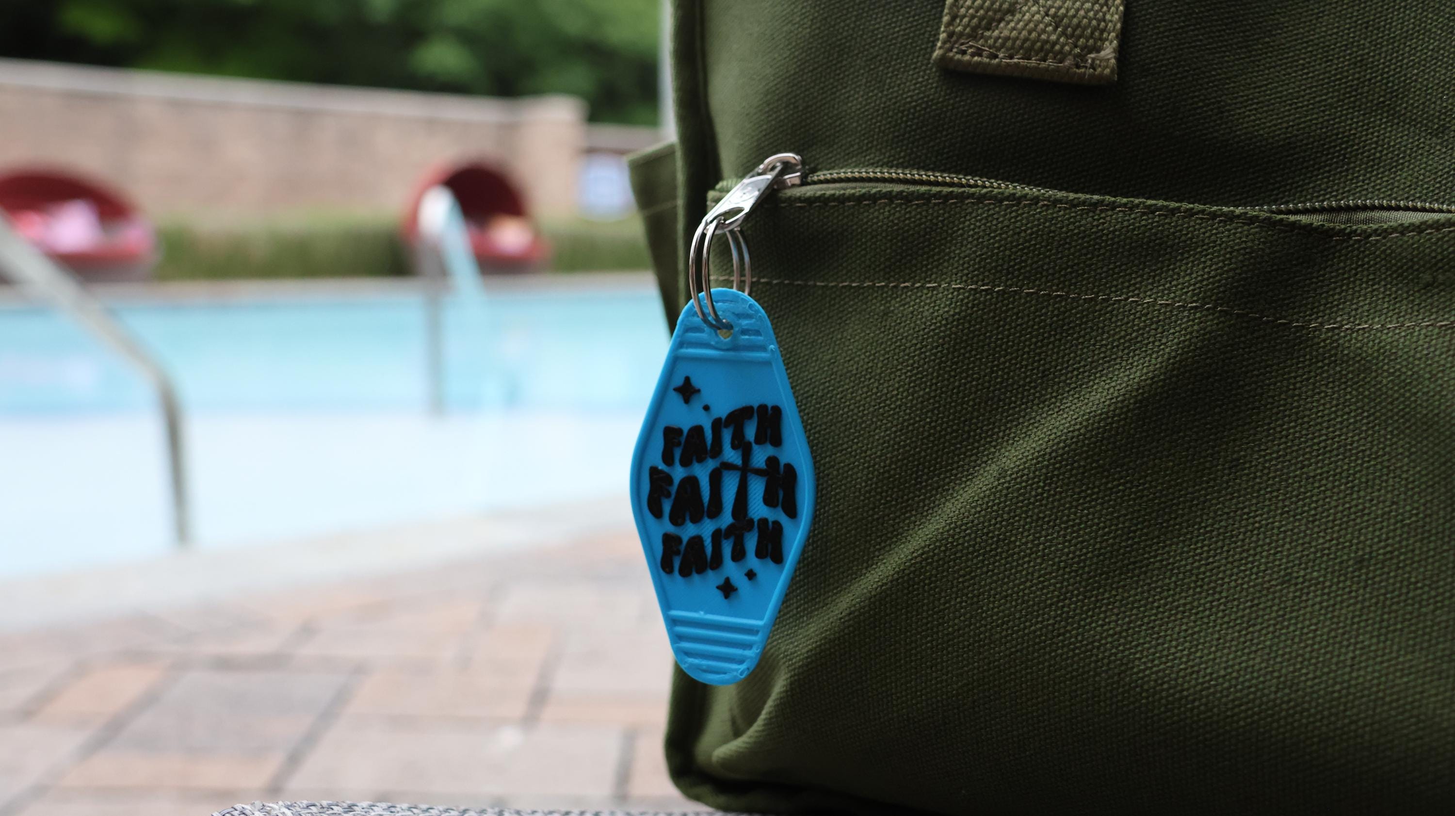 Daily Bible Verse Keychain, Daily Faith Reminder Inspirational Gift for Christians, Church, Personalized Faith Gift , Gift for Christians,