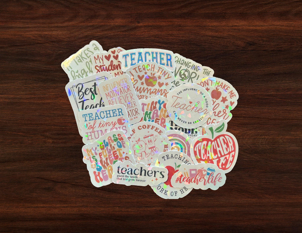 Teacher Stickers | Teacher Appreciation Stickers | Back to School | Teacher Gift | Build Your Own Sticker Pack | First Day Teacher Gift |
