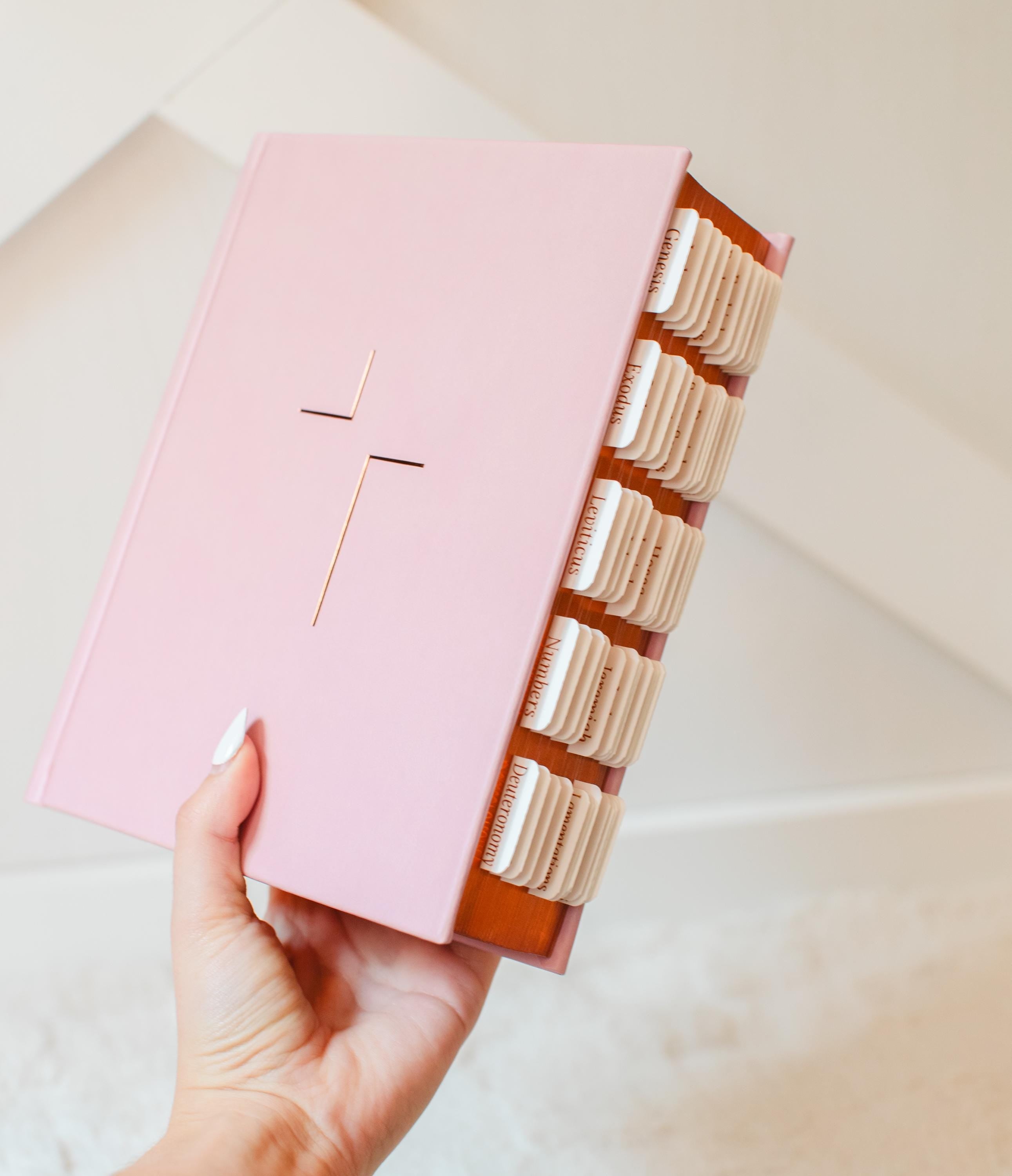 Custom Name Pink Bible NIV Tabbed Journaling Bible Gift For Her Christian Women Bible Study Gift Personalized Tabbed Bible with Tabs Custom