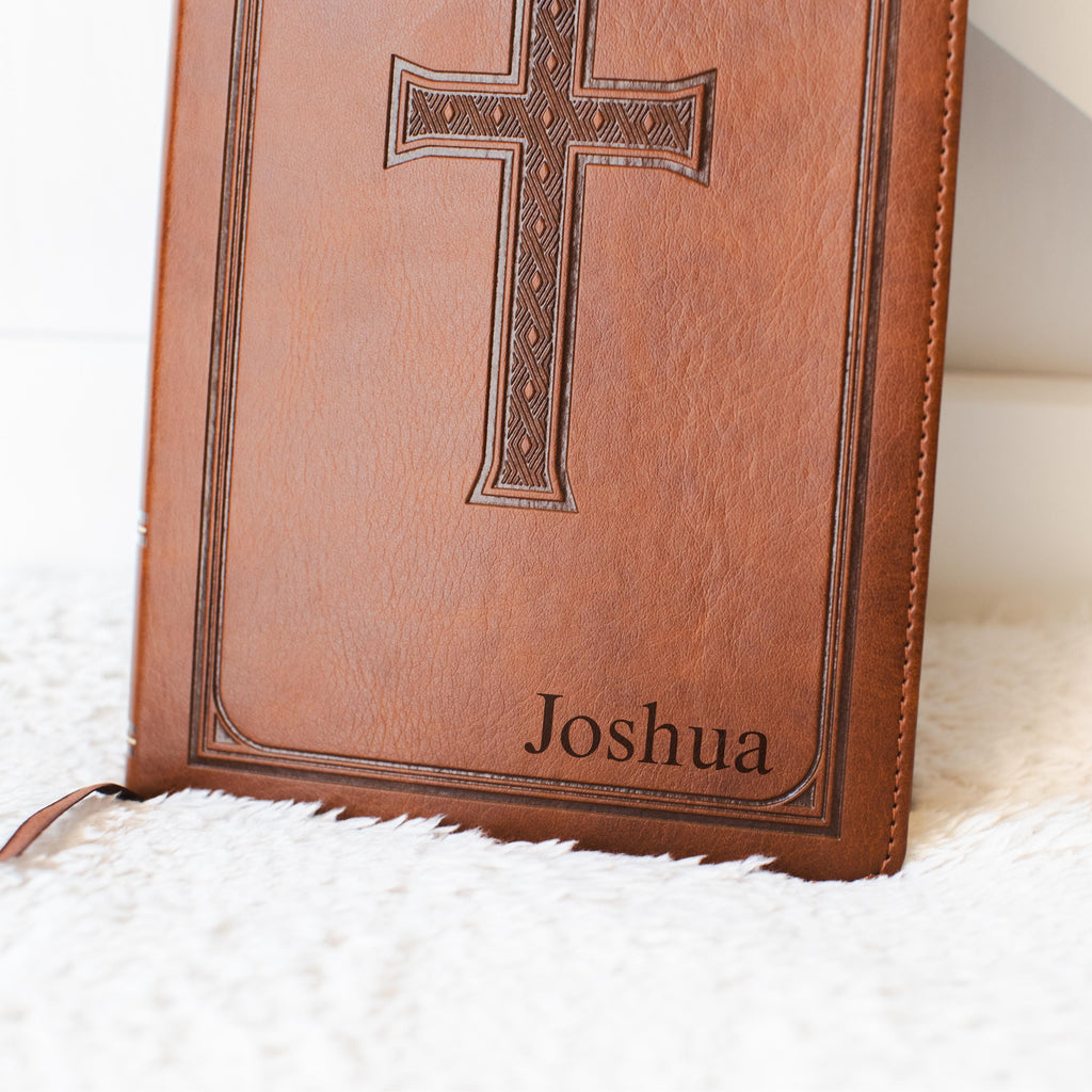 Custom Engraved Bible Personalized Christian Gift for Baptism Custom Name Engraved KJV Bible for Men Gift for Confirmation Bible Custom KJV