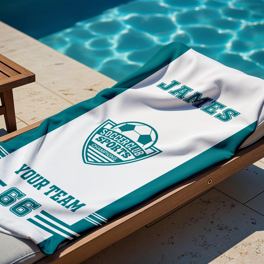 Personalized Baseball Beach Towel – Custom Softball Towel with Team Logo, Sports Towel for School Teams or Cooperstown Gifts,Bulk Order