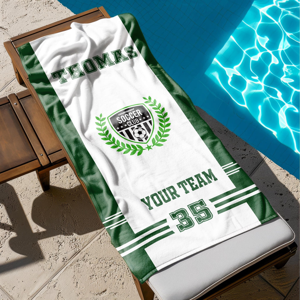 Personalized Baseball Beach Towel – Custom Softball Towel with Team Logo, Sports Towel for School Teams or Cooperstown Gifts,Bulk Order